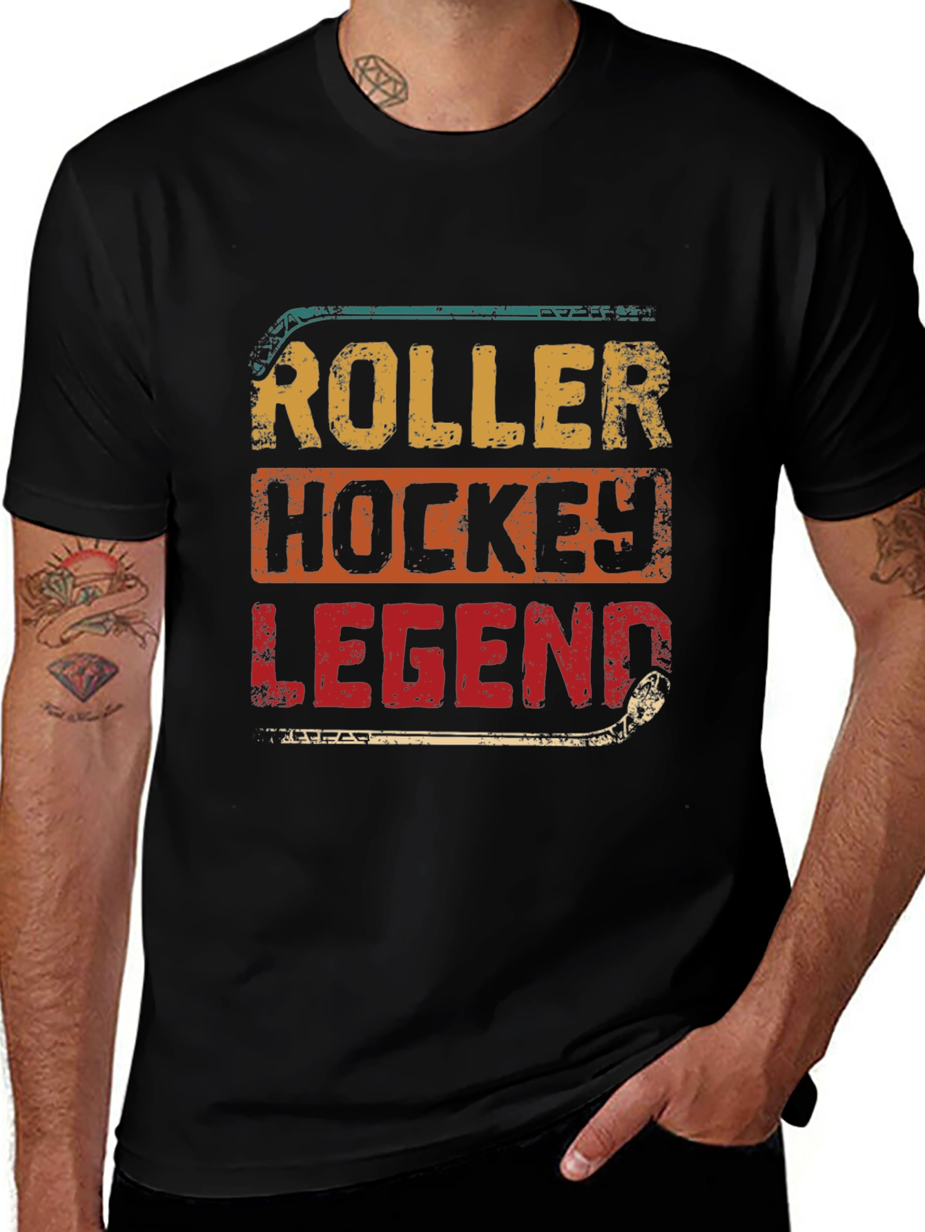 Variant 6 of Roller Hockey Legend Graphic Tee