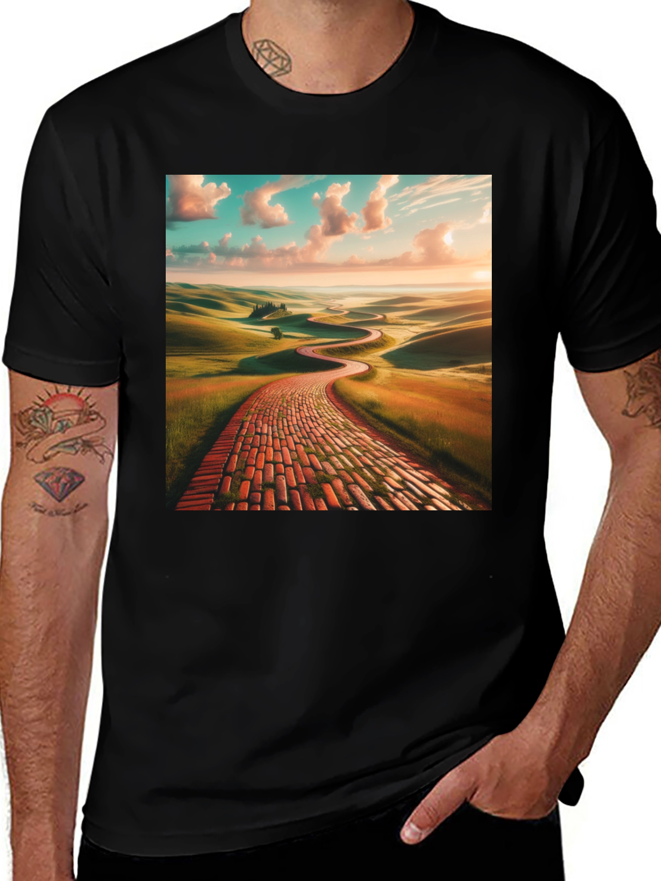 Variant 16 of Wizard of Oz Road Graphic Tee