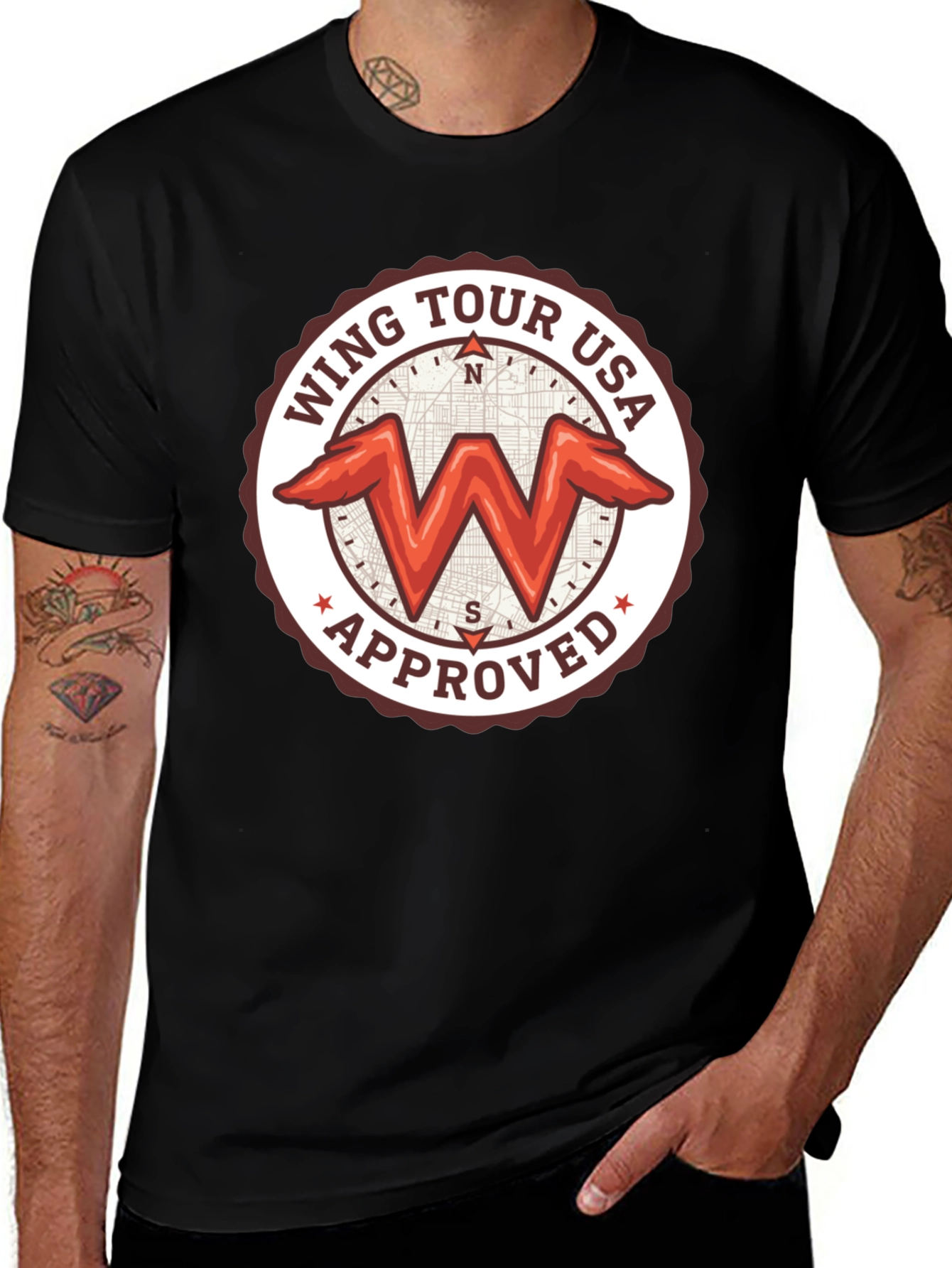 Variant 11 of Wing Tour USA Approved T-Shirt