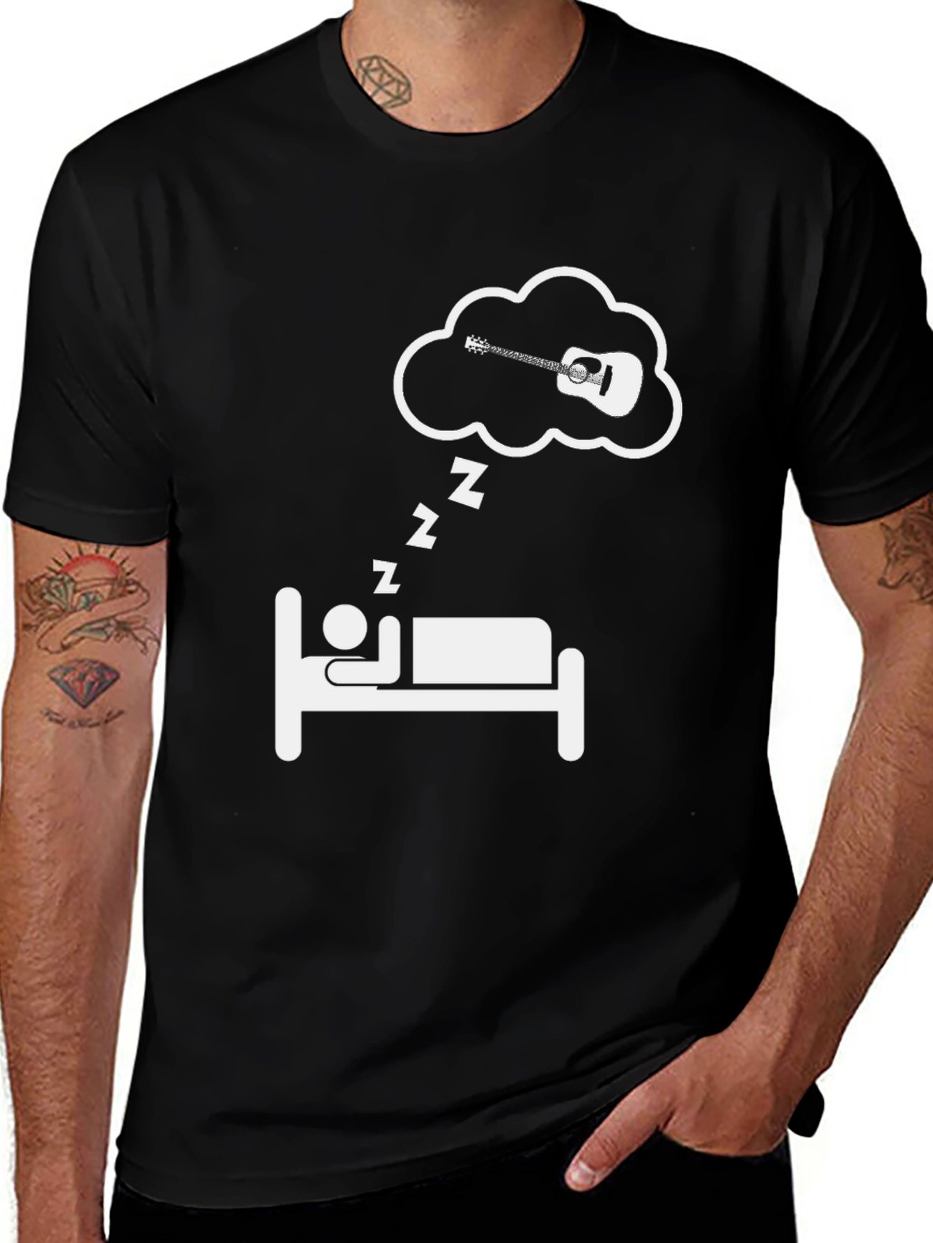 Variant 29 of Dreaming of Music Black T-Shirt