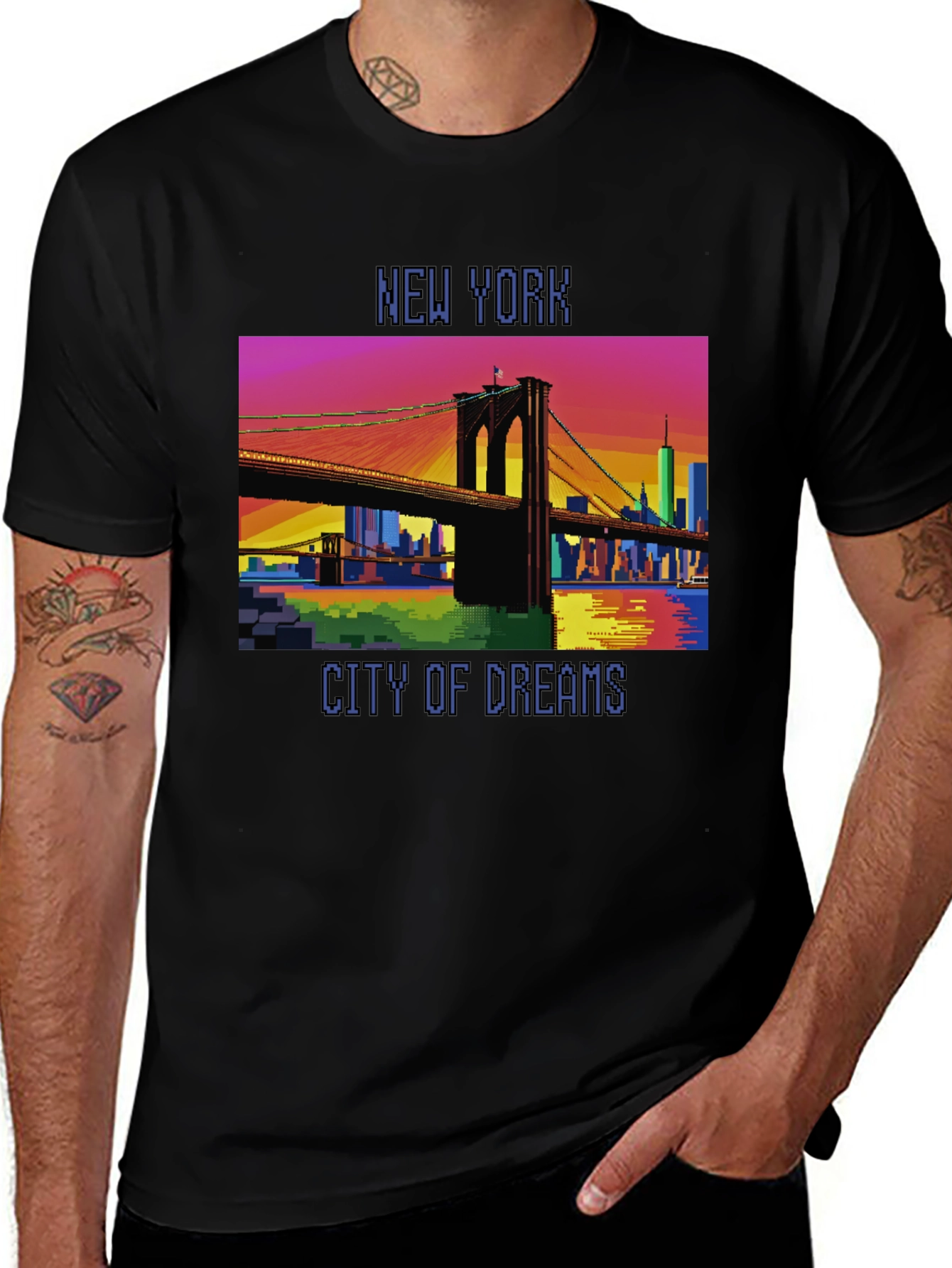 Variant 19 of New York City of Dreams Graphic Tee
