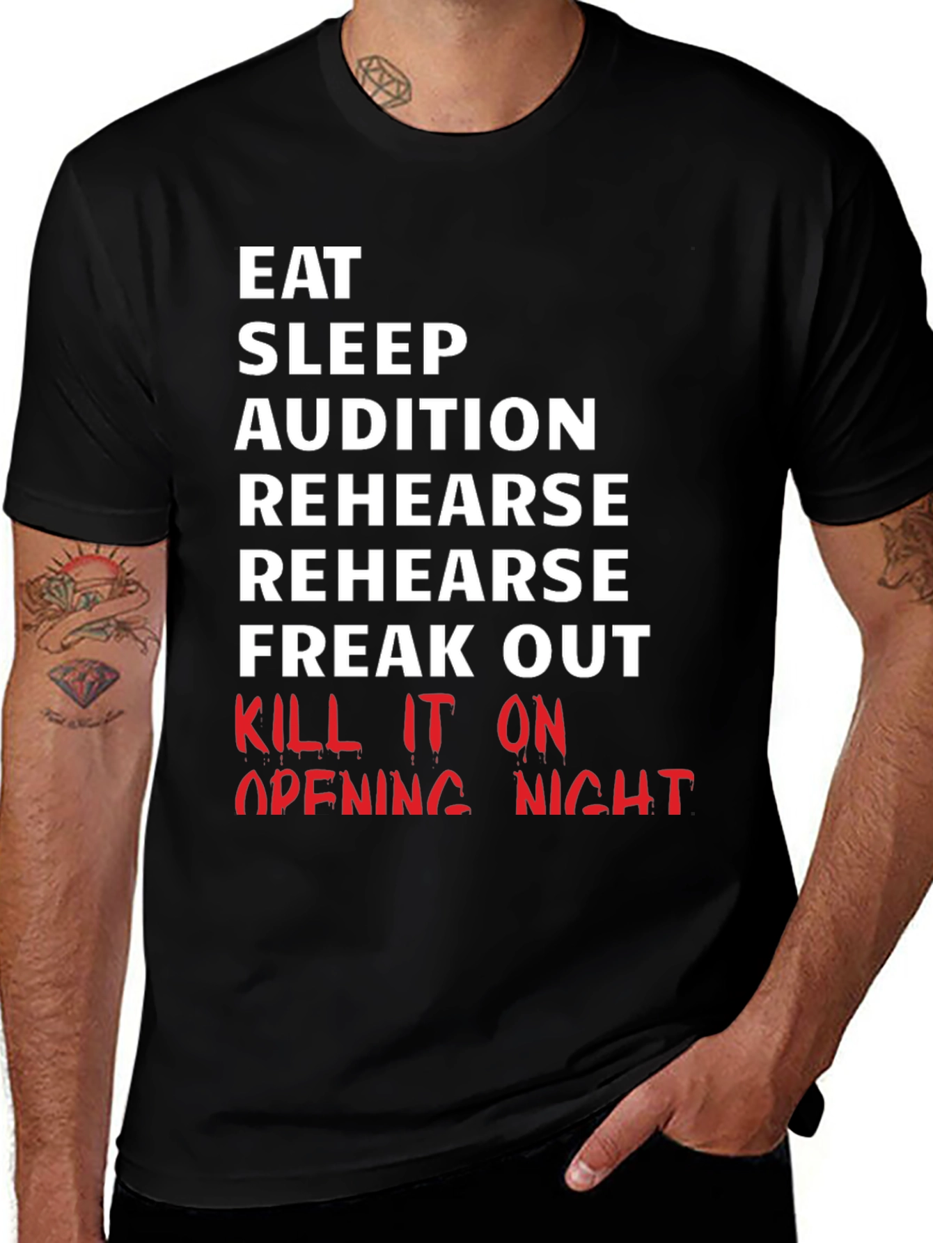 Eat Sleep Audition Graphic Tee