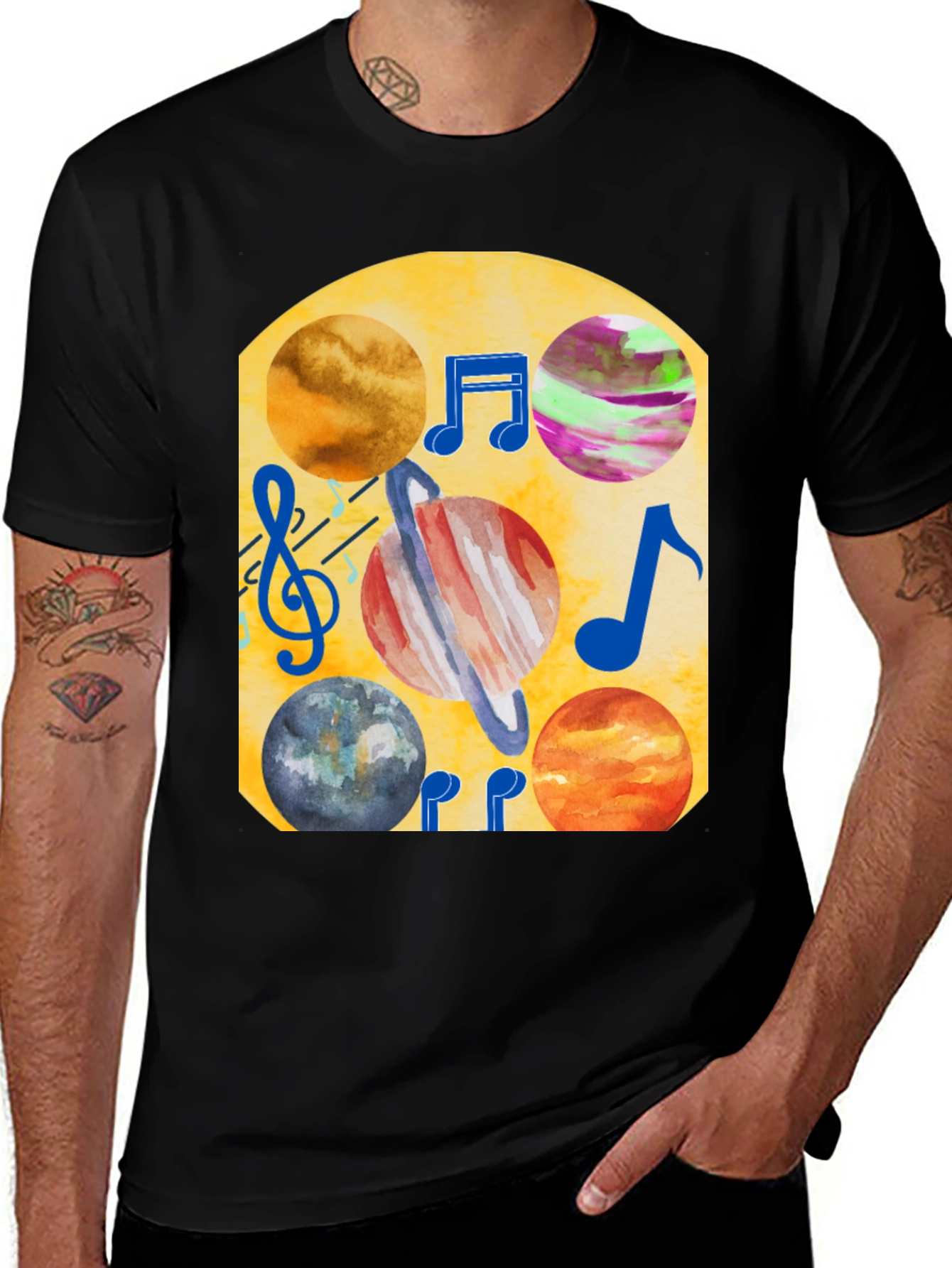 Variant 12 of Planetary Music T-Shirt