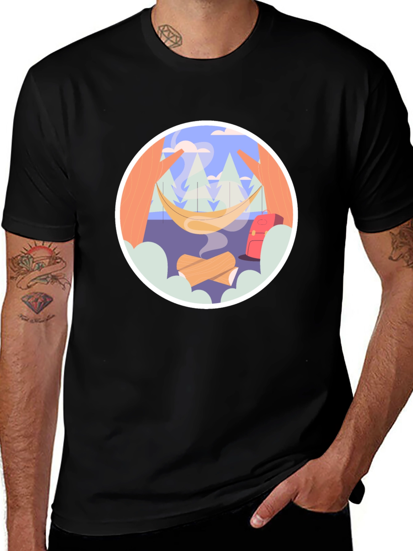 Variant 14 of Camping Adventure Graphic Tee