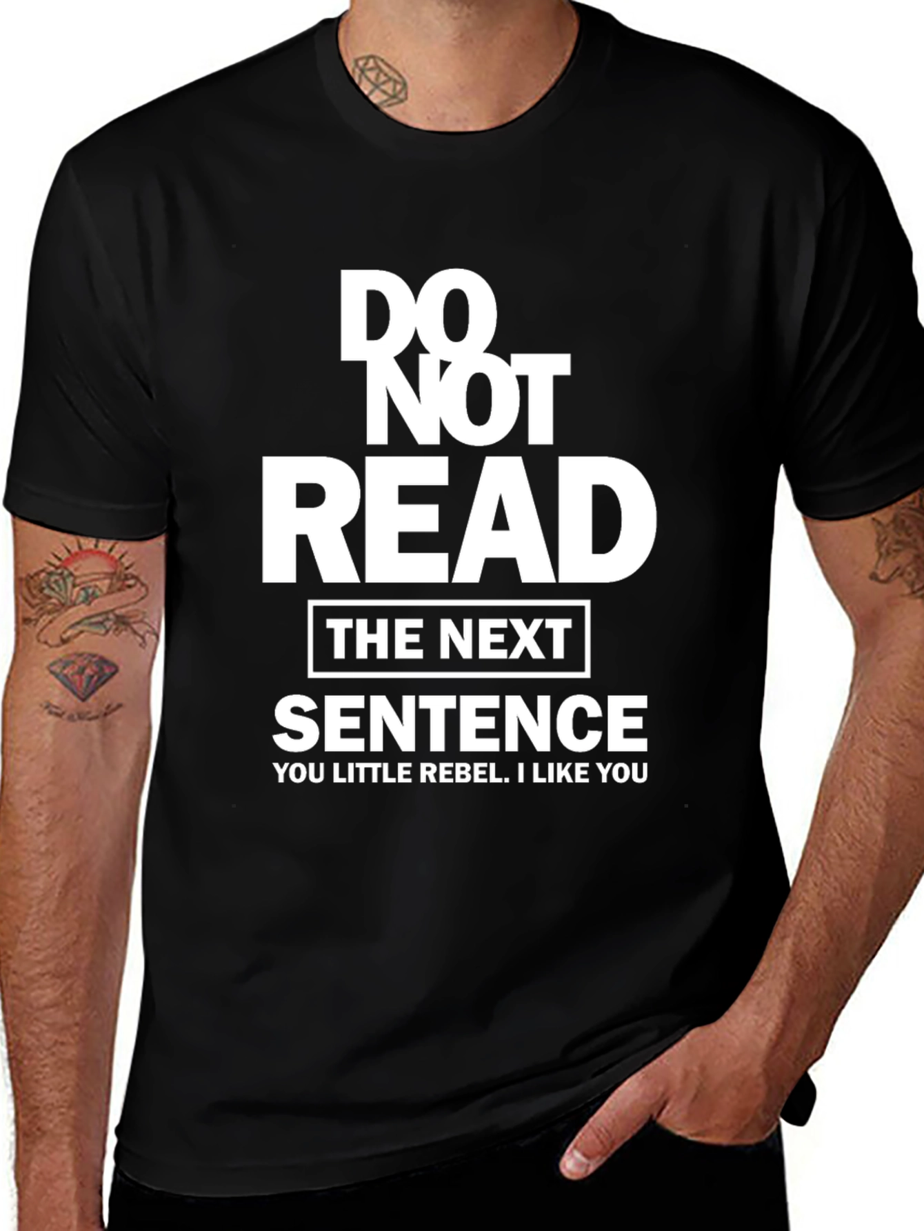 Variant 30 of Funny Graphic Tee - Do Not Read