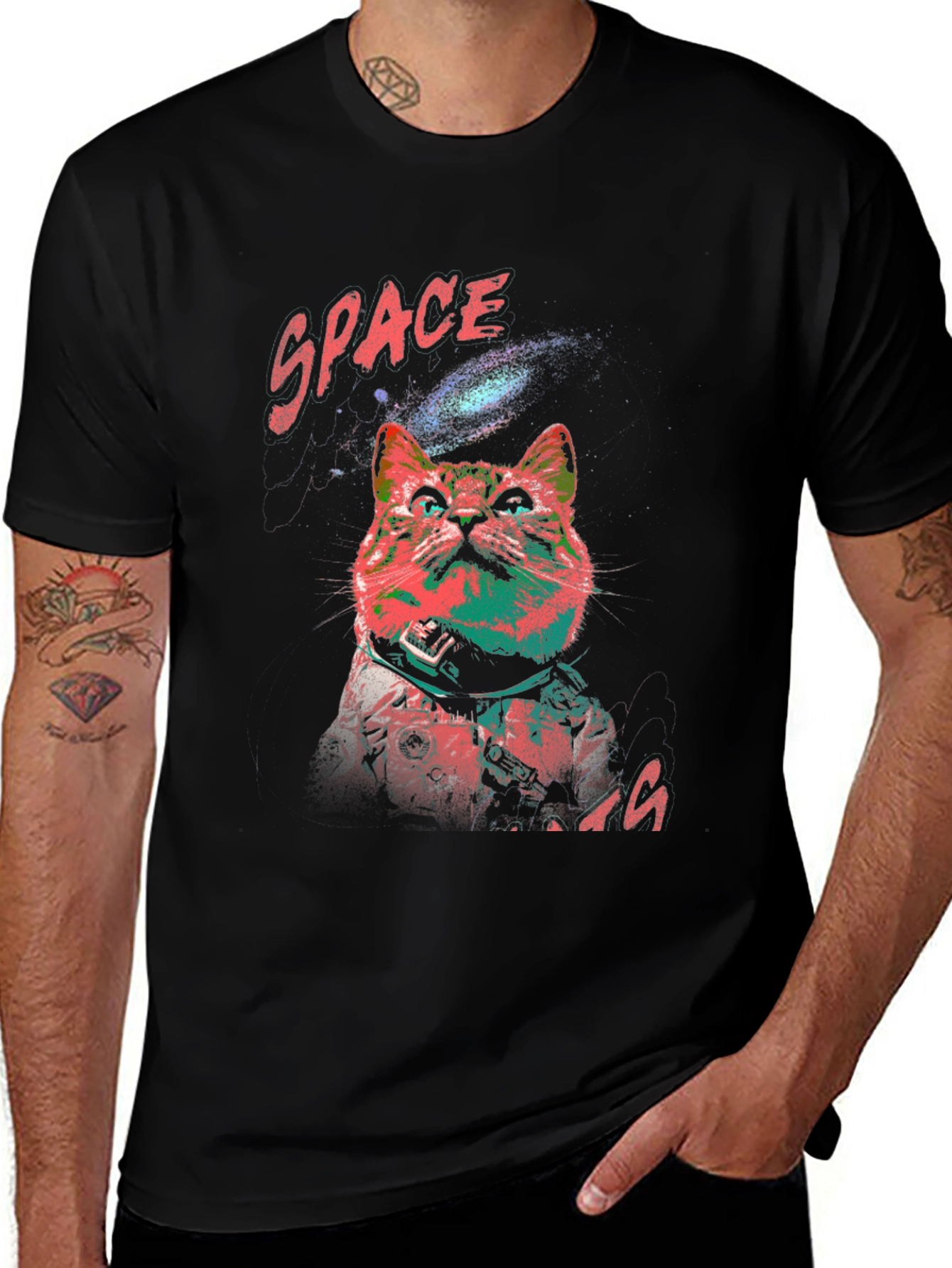 Variant 28 of Space Cat Graphic T-Shirt
