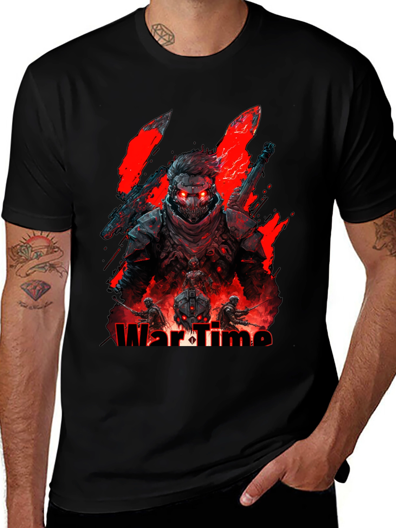 Variant 24 of War Time Graphic Tee - Gamer Style