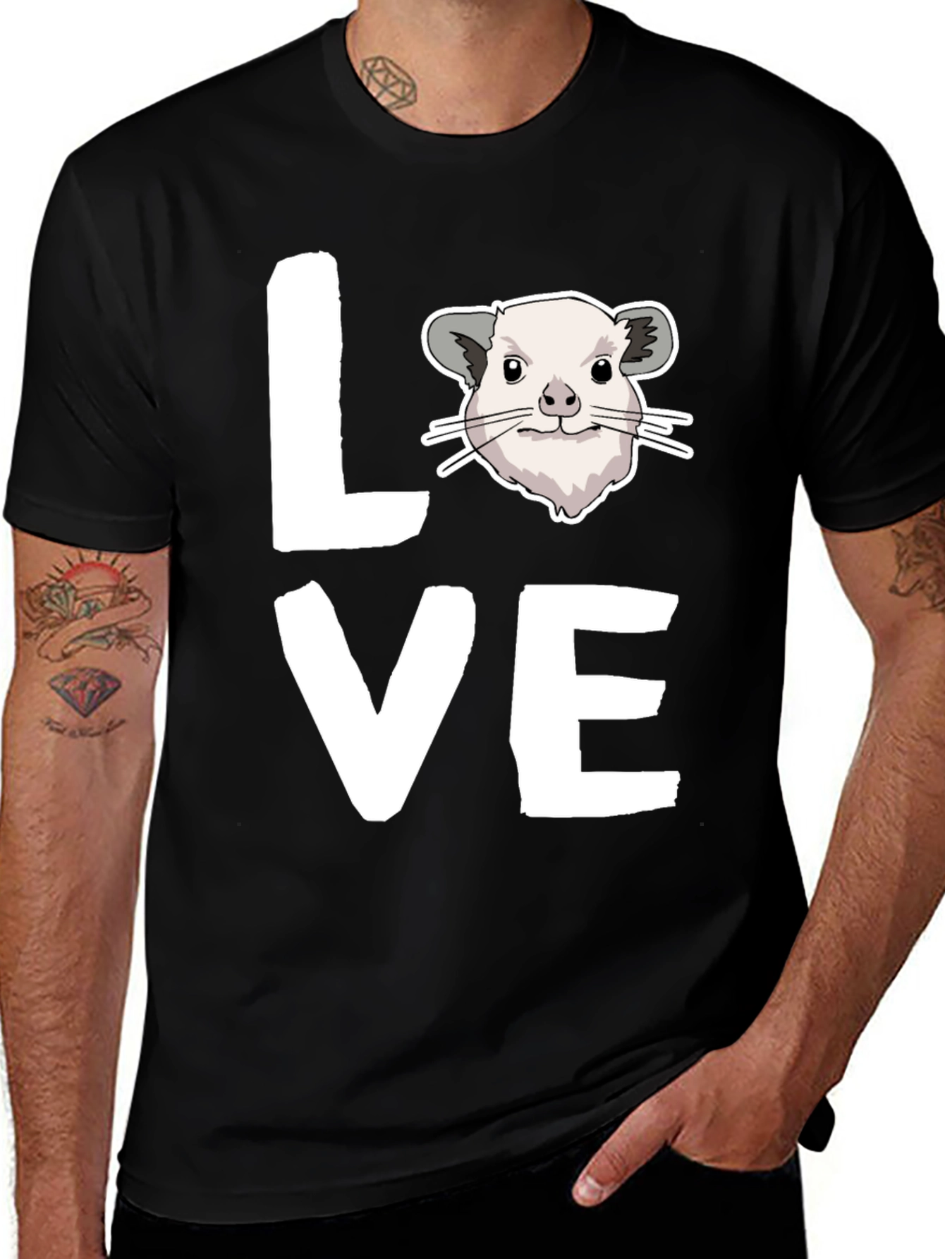 Variant 7 of Love Possum Graphic T-Shirt - Unisex