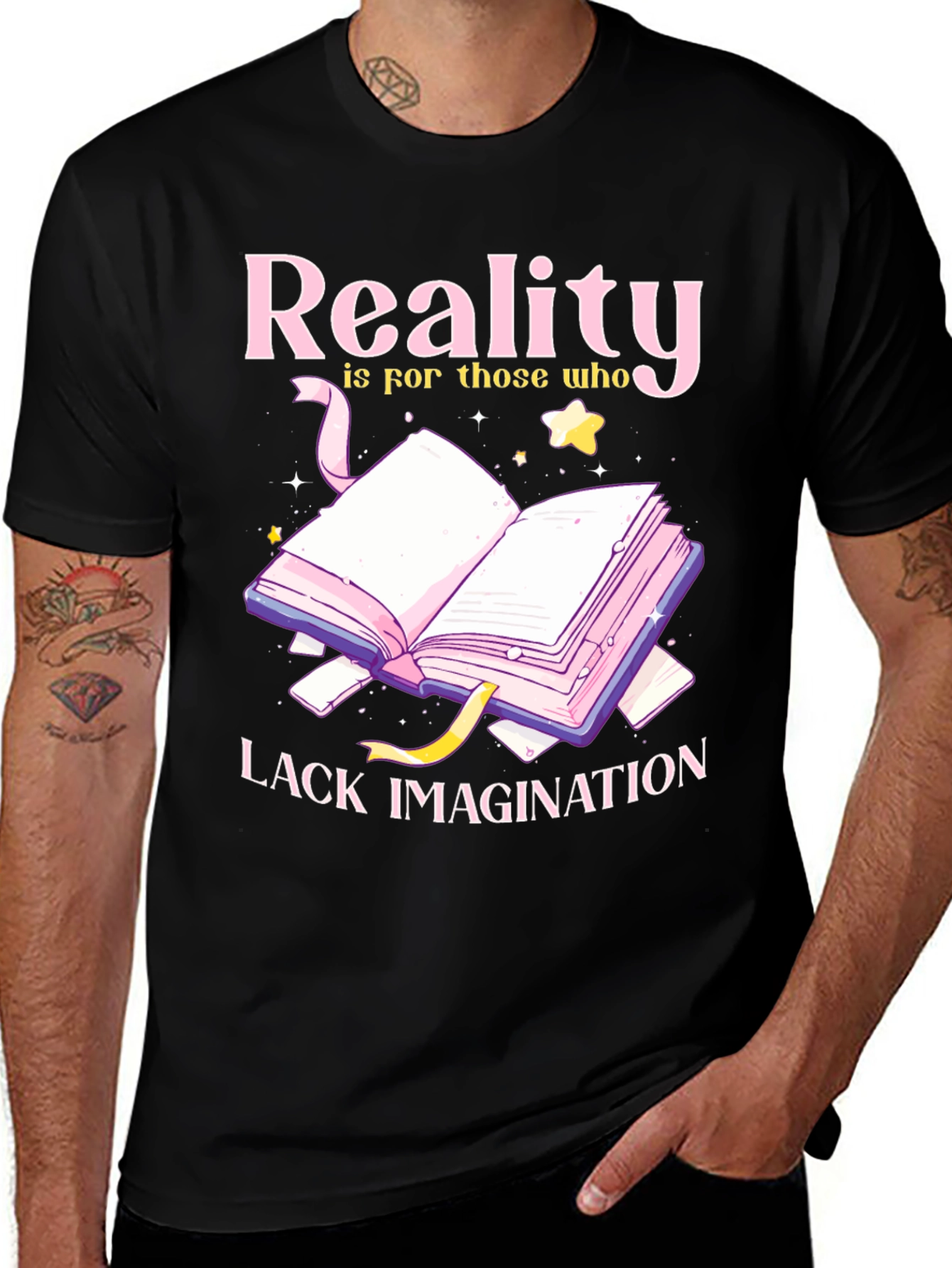 Variant 2 of Reality Lacks Imagination Graphic Tee