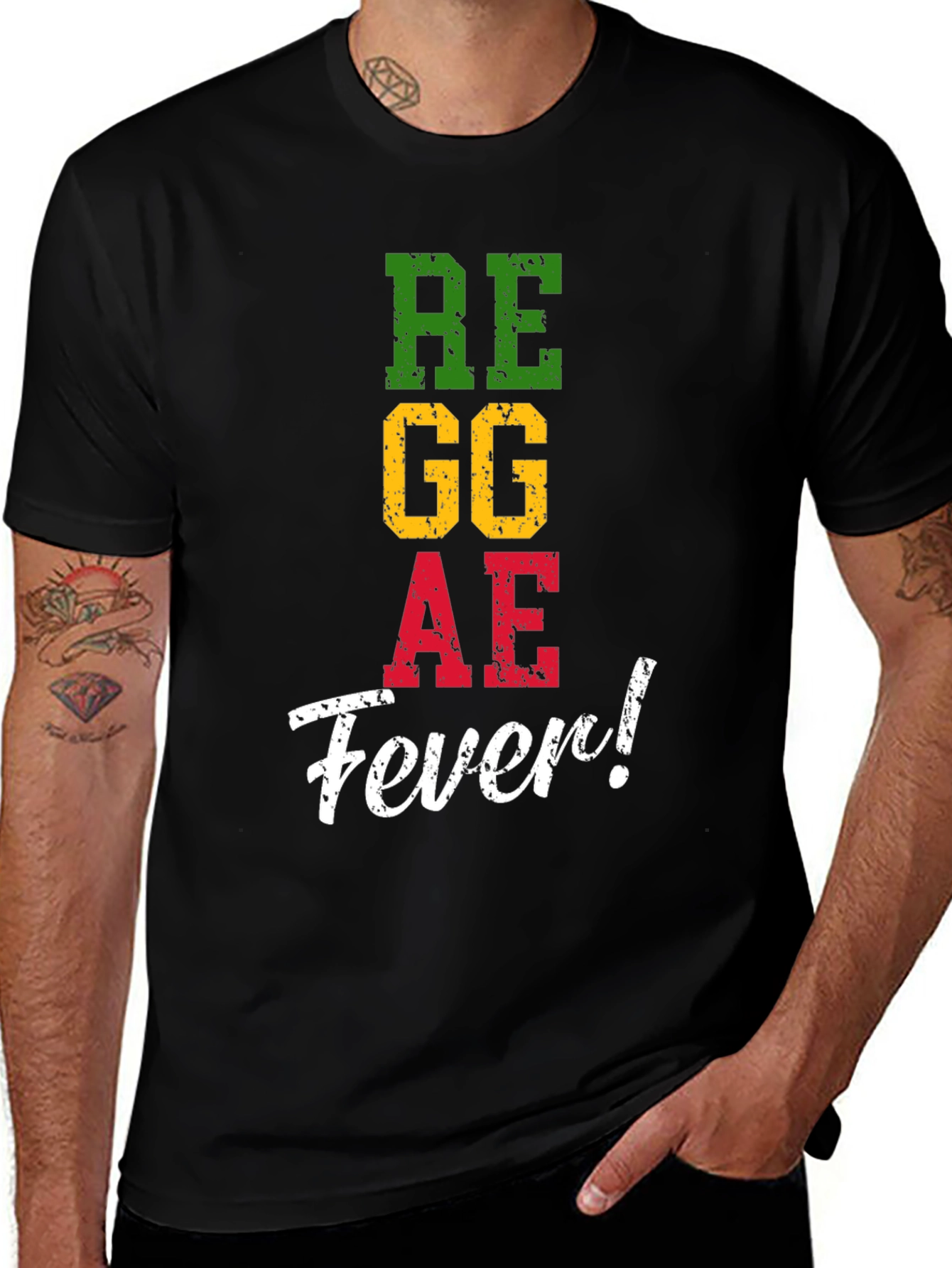 Reggae Fever T-Shirt - Rasta Colors