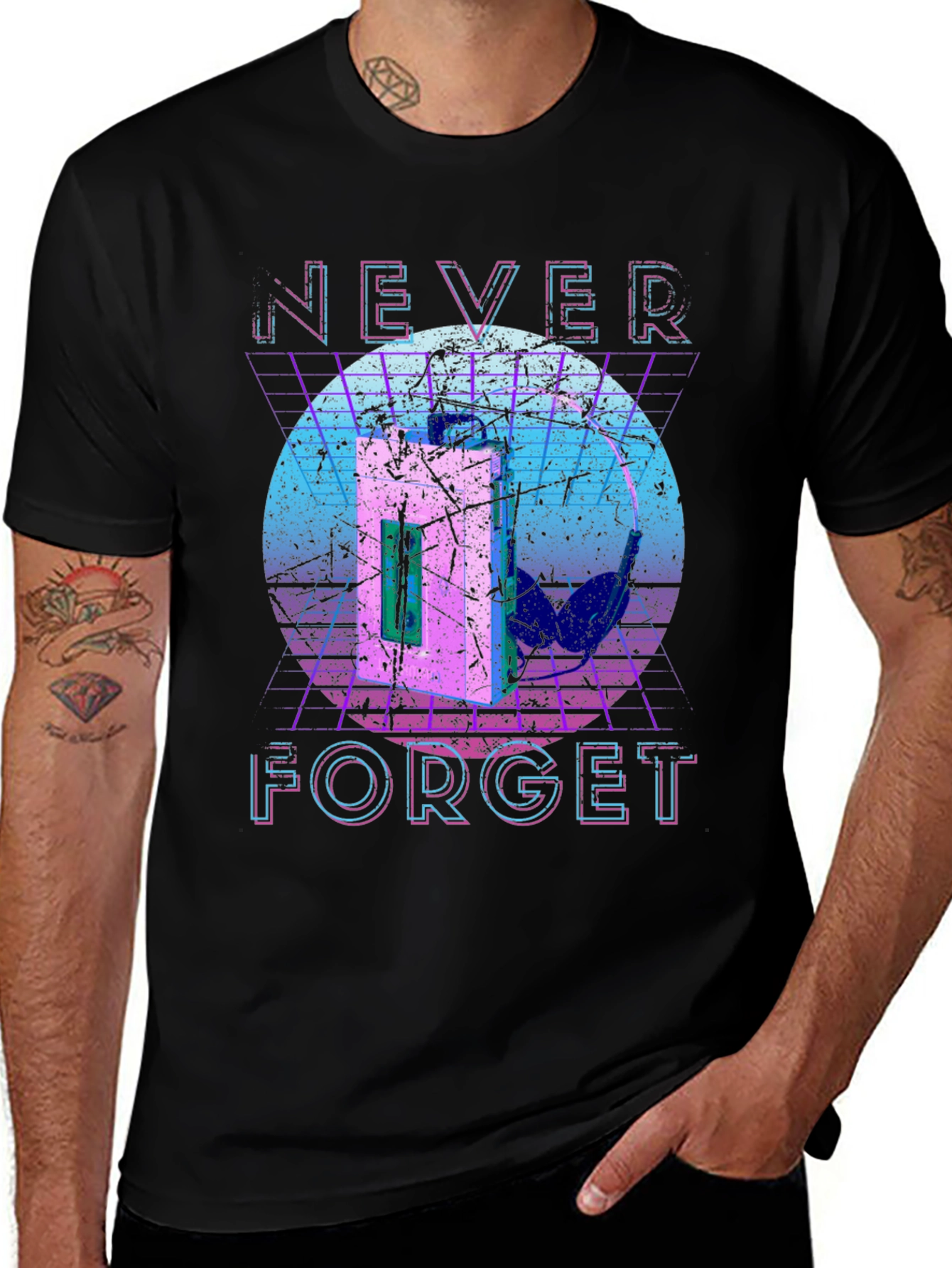 Variant 16 of Retro Never Forget T-Shirt