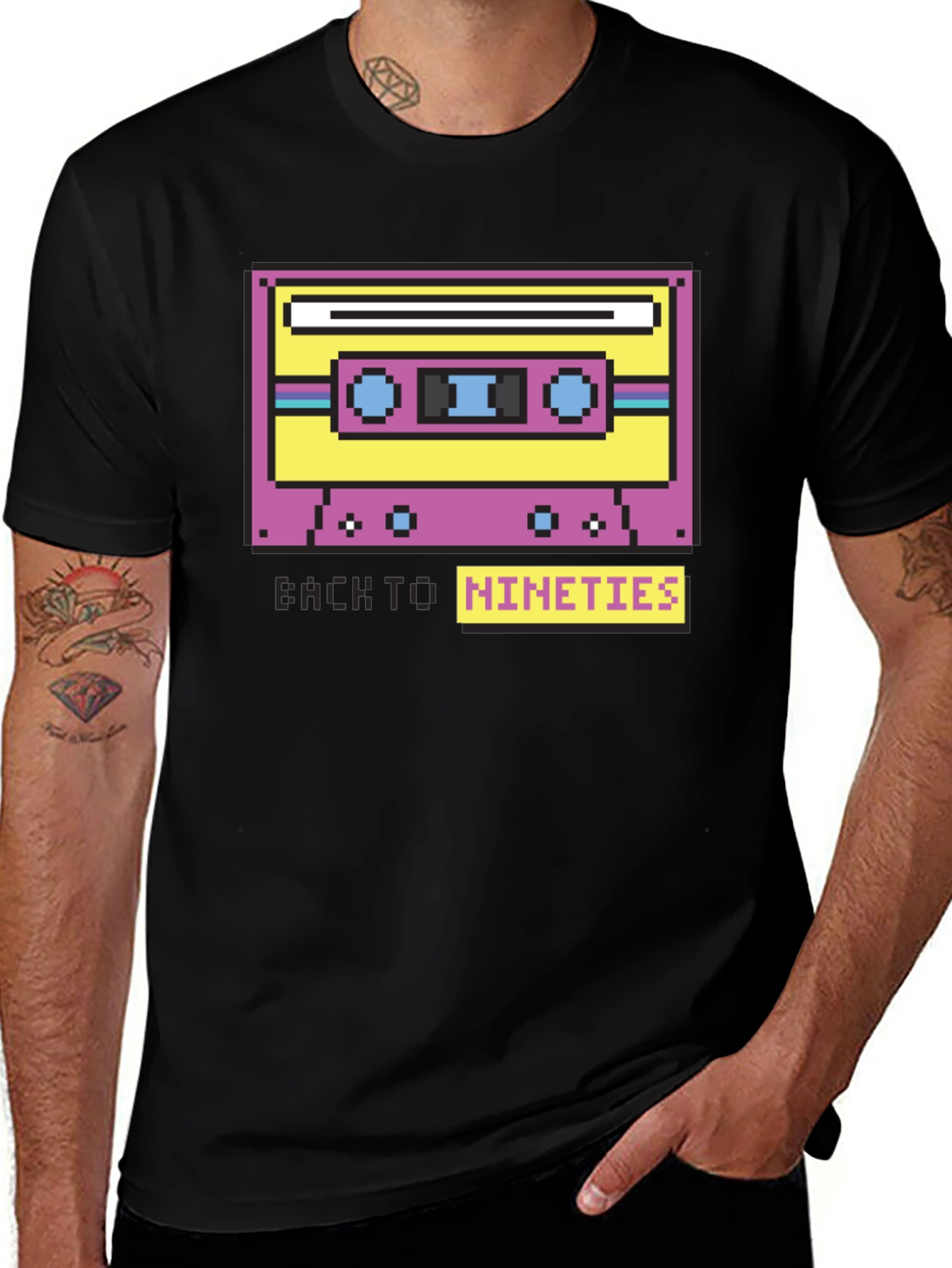 Variant 30 of Back to the 90's Cassette Tape T-Shirt