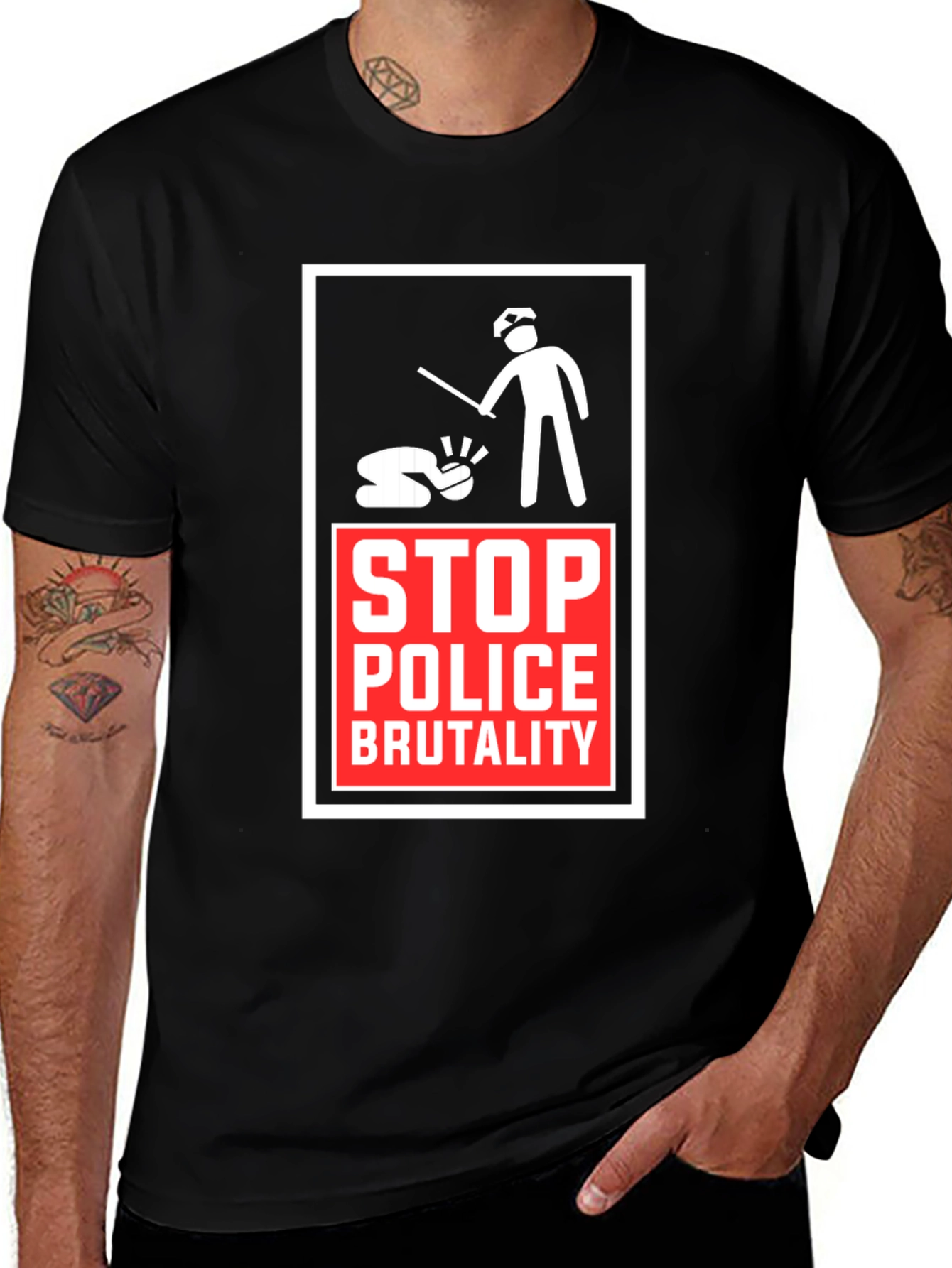 Variant 20 of Stop Police Brutality Graphic Tee