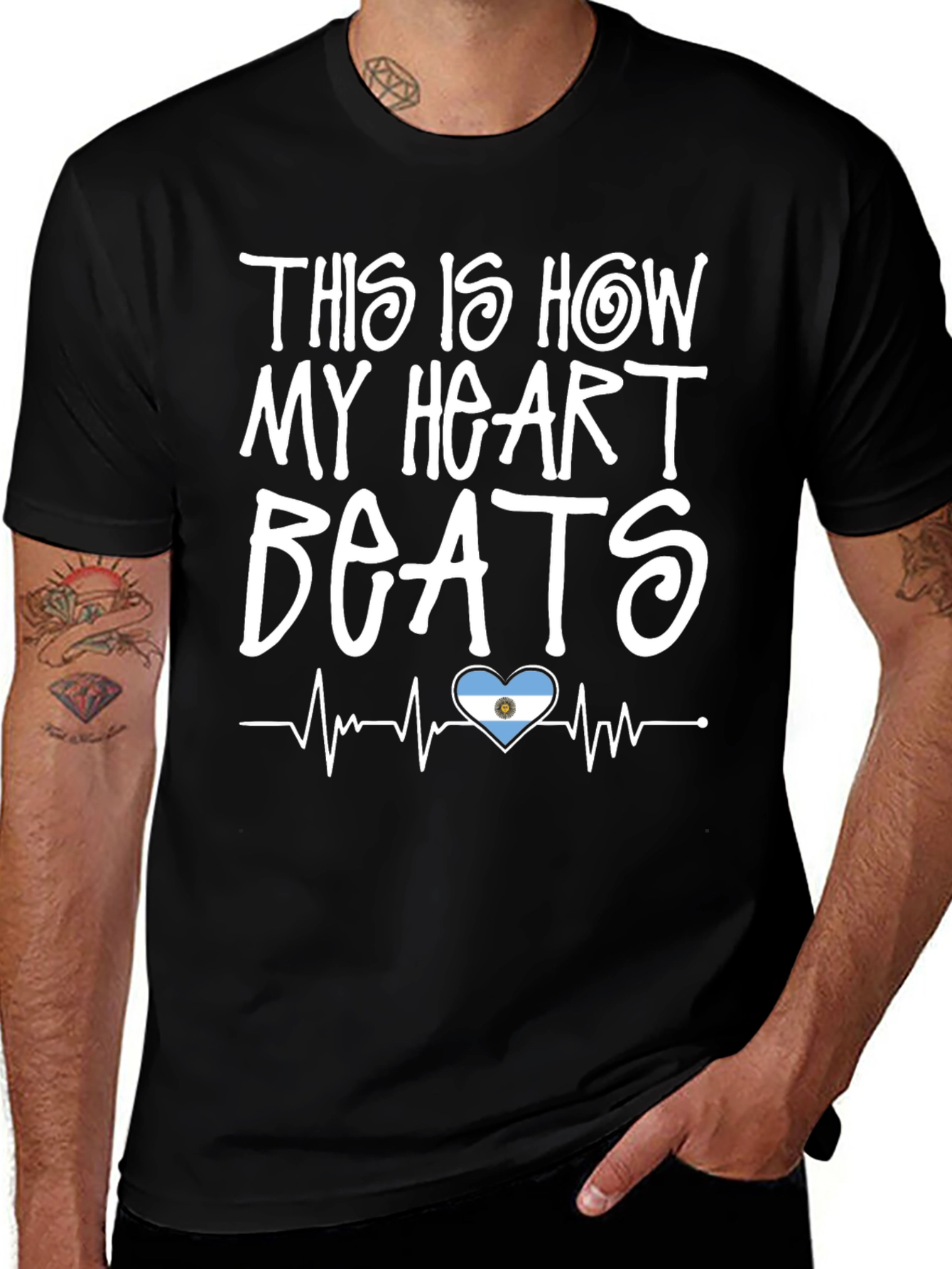 Argentina Heartbeat T-Shirt