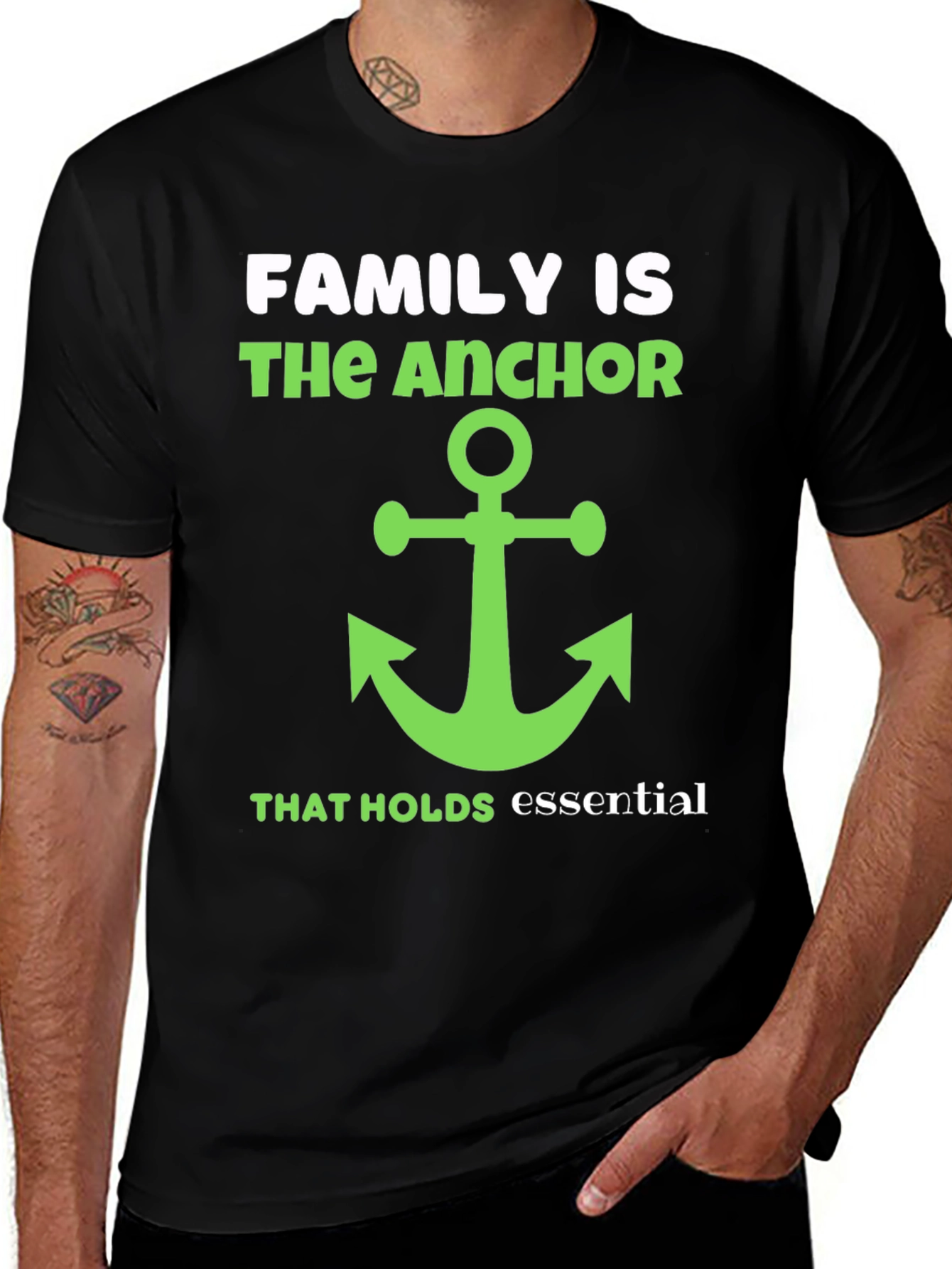 Variant 16 of Family Anchor Graphic T-Shirt