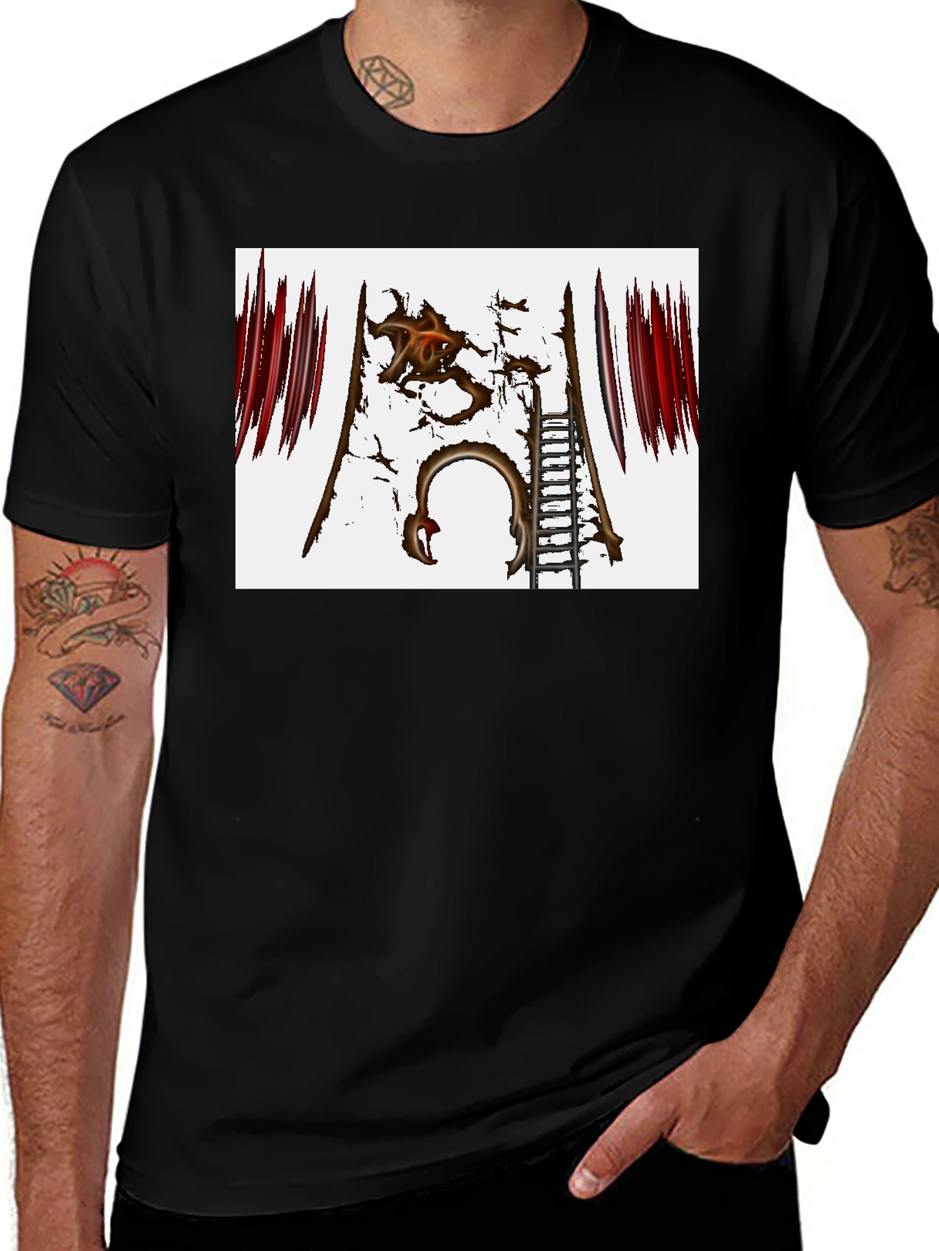 Variant 20 of Distressed Gate Graphic Tee