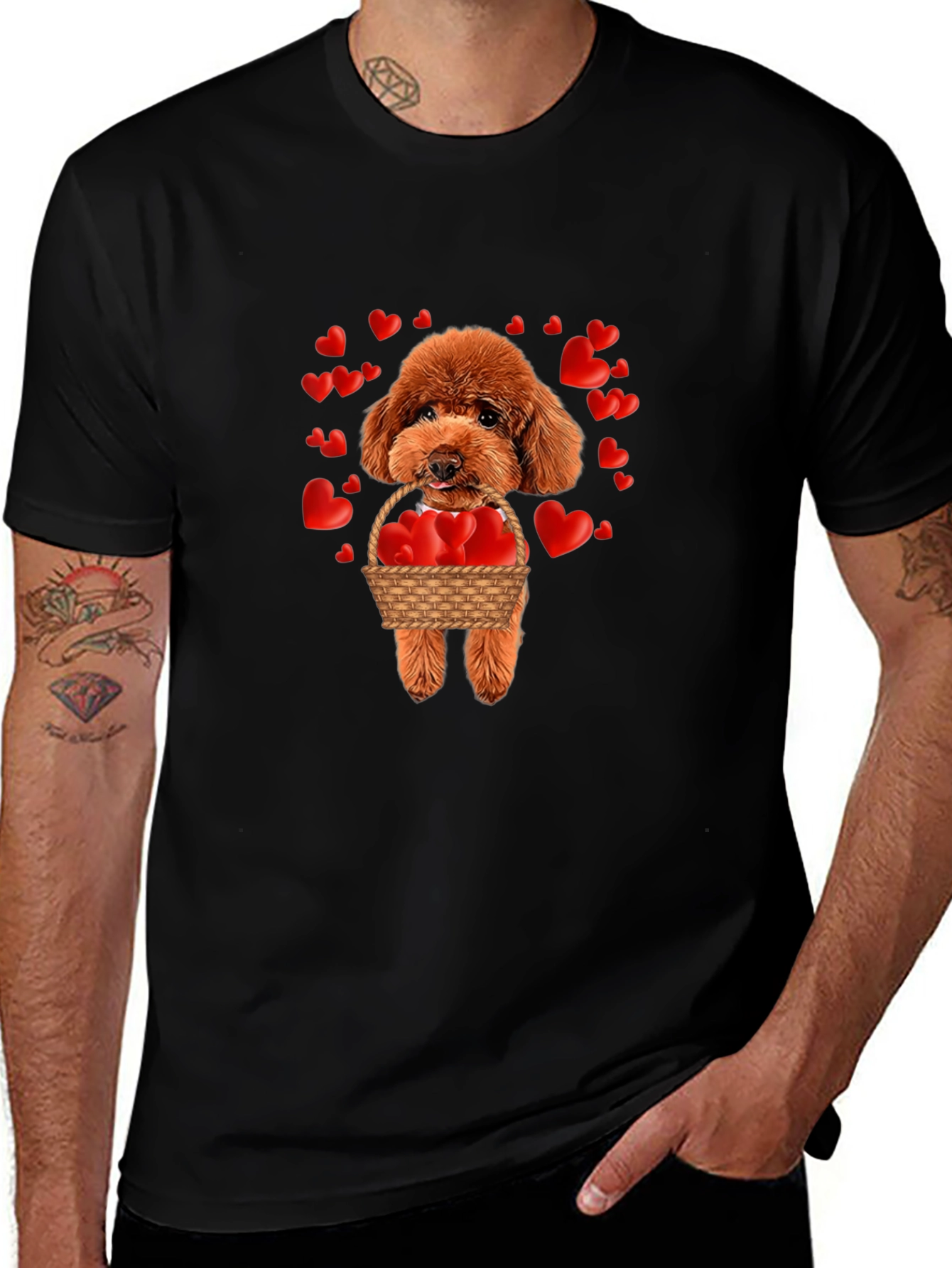 Variant 3 of Valentine's Day Dog T-Shirt