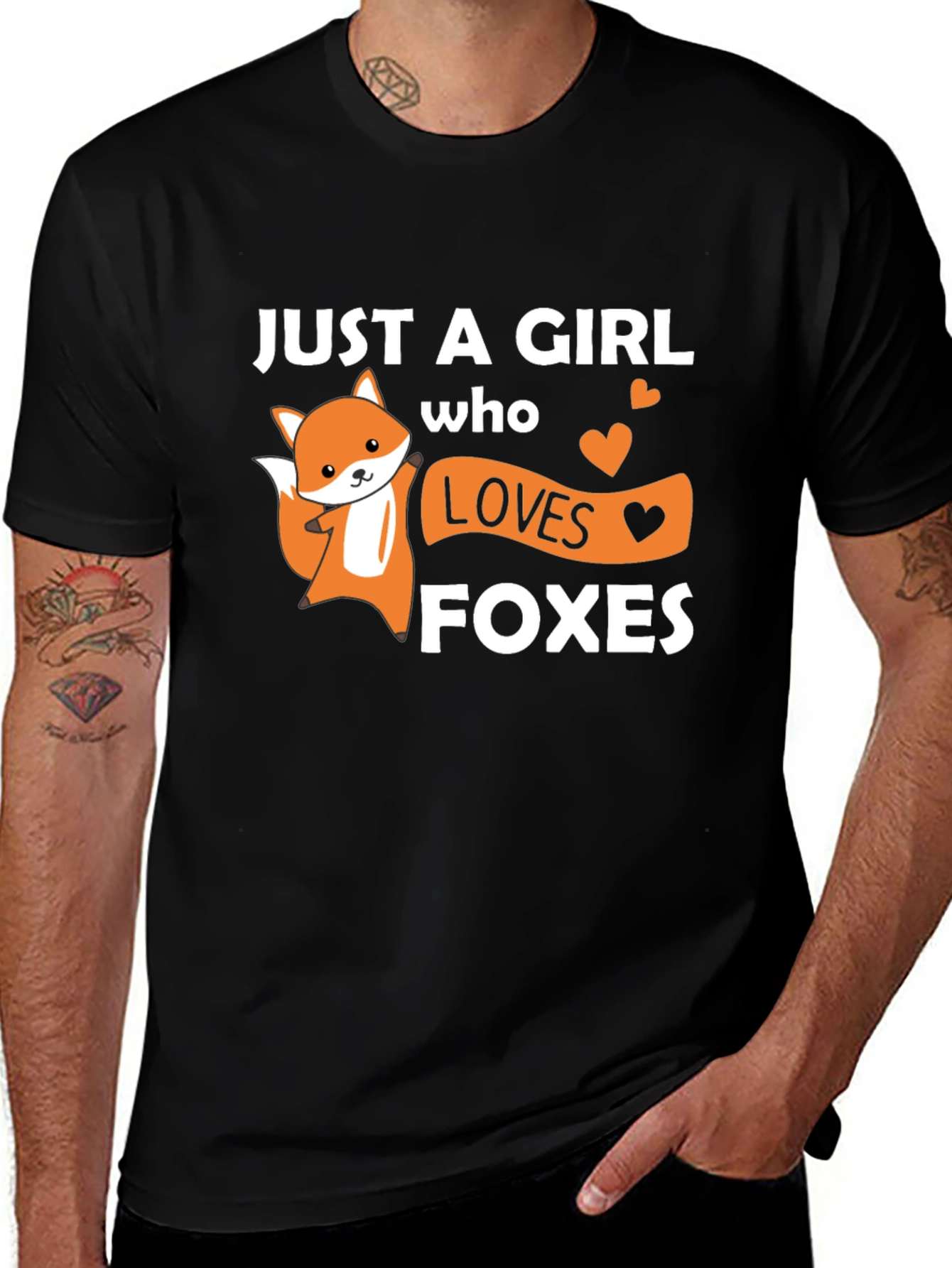 Variant 10 of Just a Girl Who Loves Foxes T-Shirt