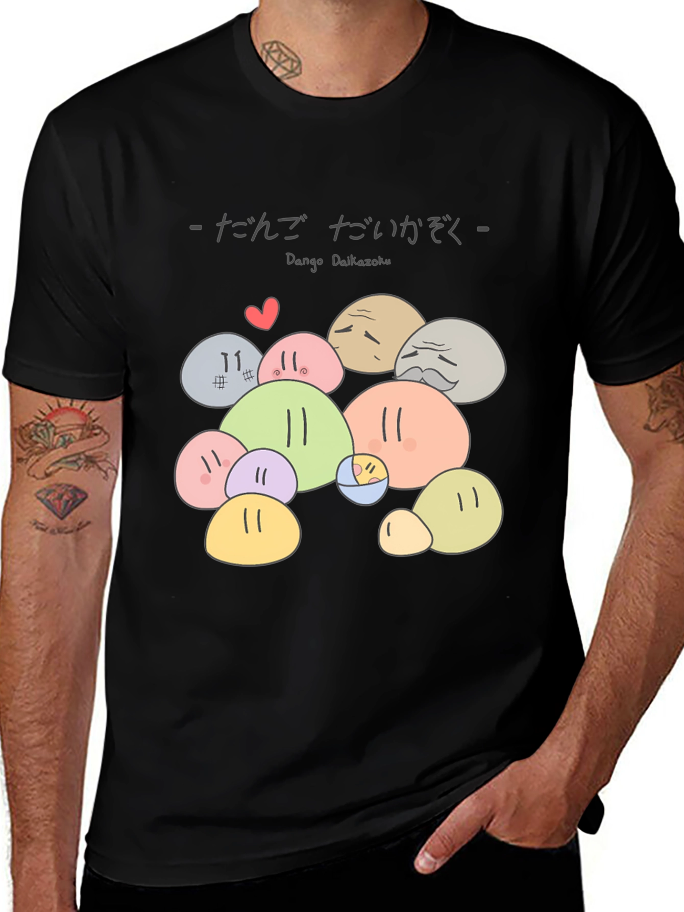 Dango Daikazoku Anime T-Shirt
