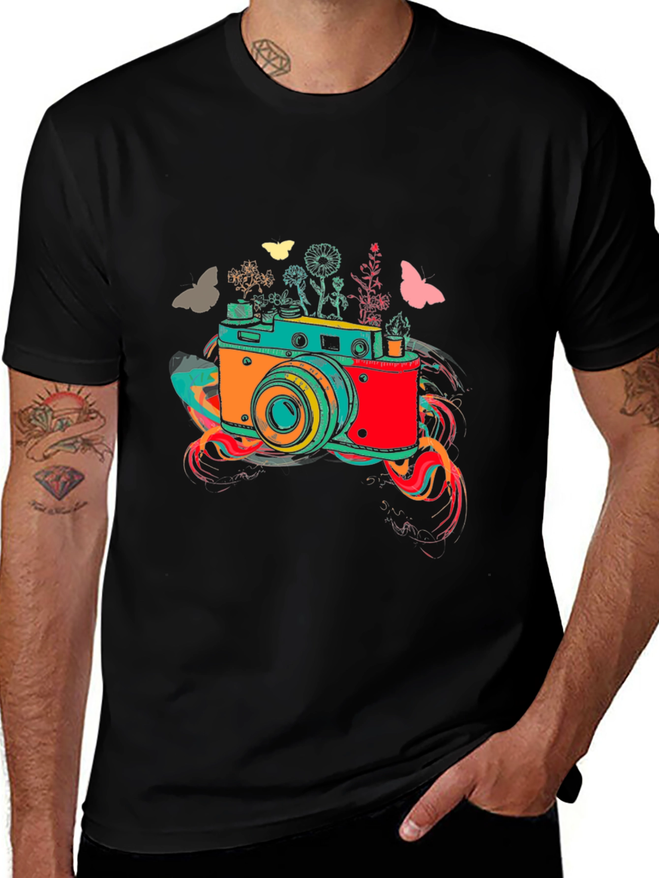 Retro Camera Graphic Tee