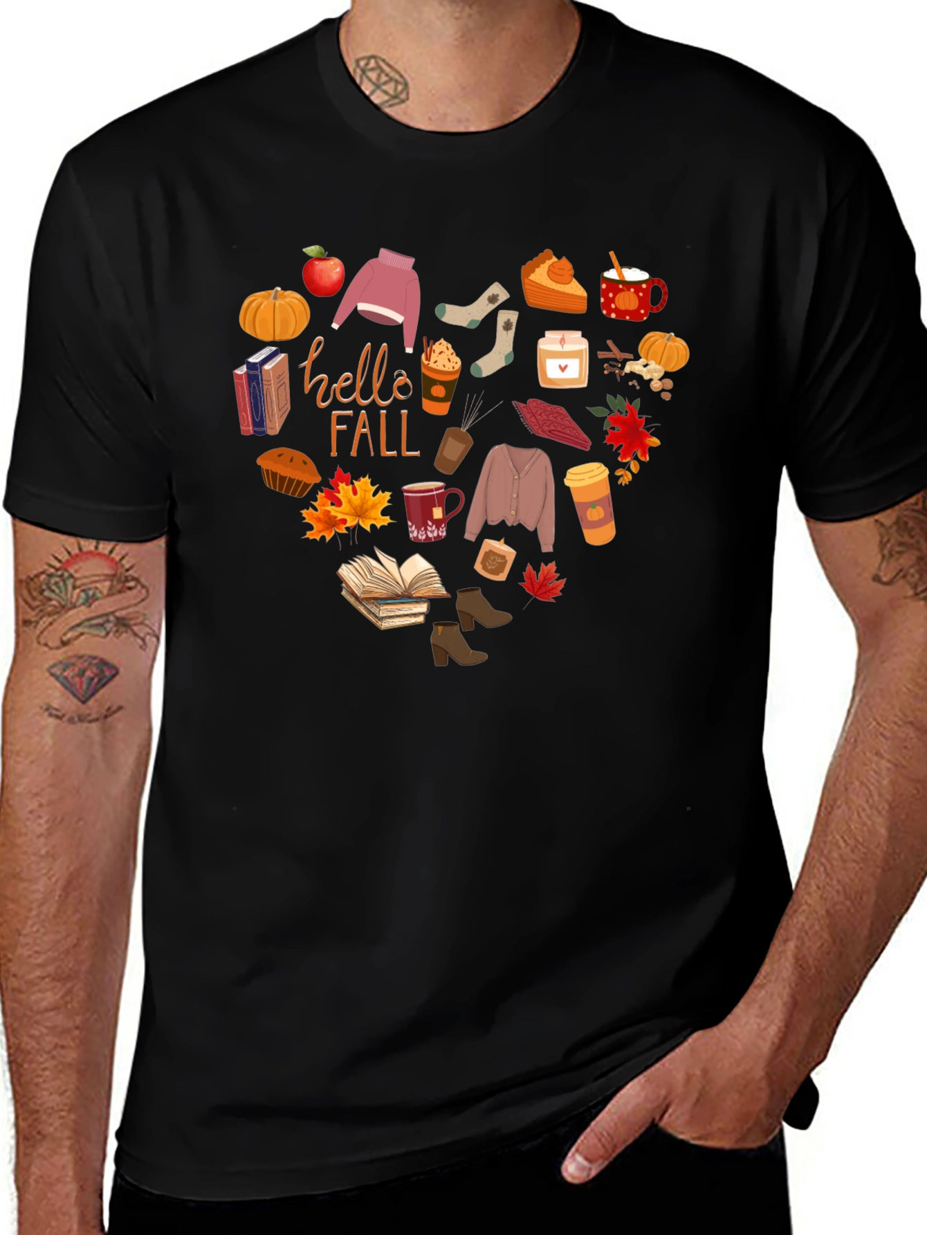 Variant 3 of Hello Fall Graphic T-Shirt
