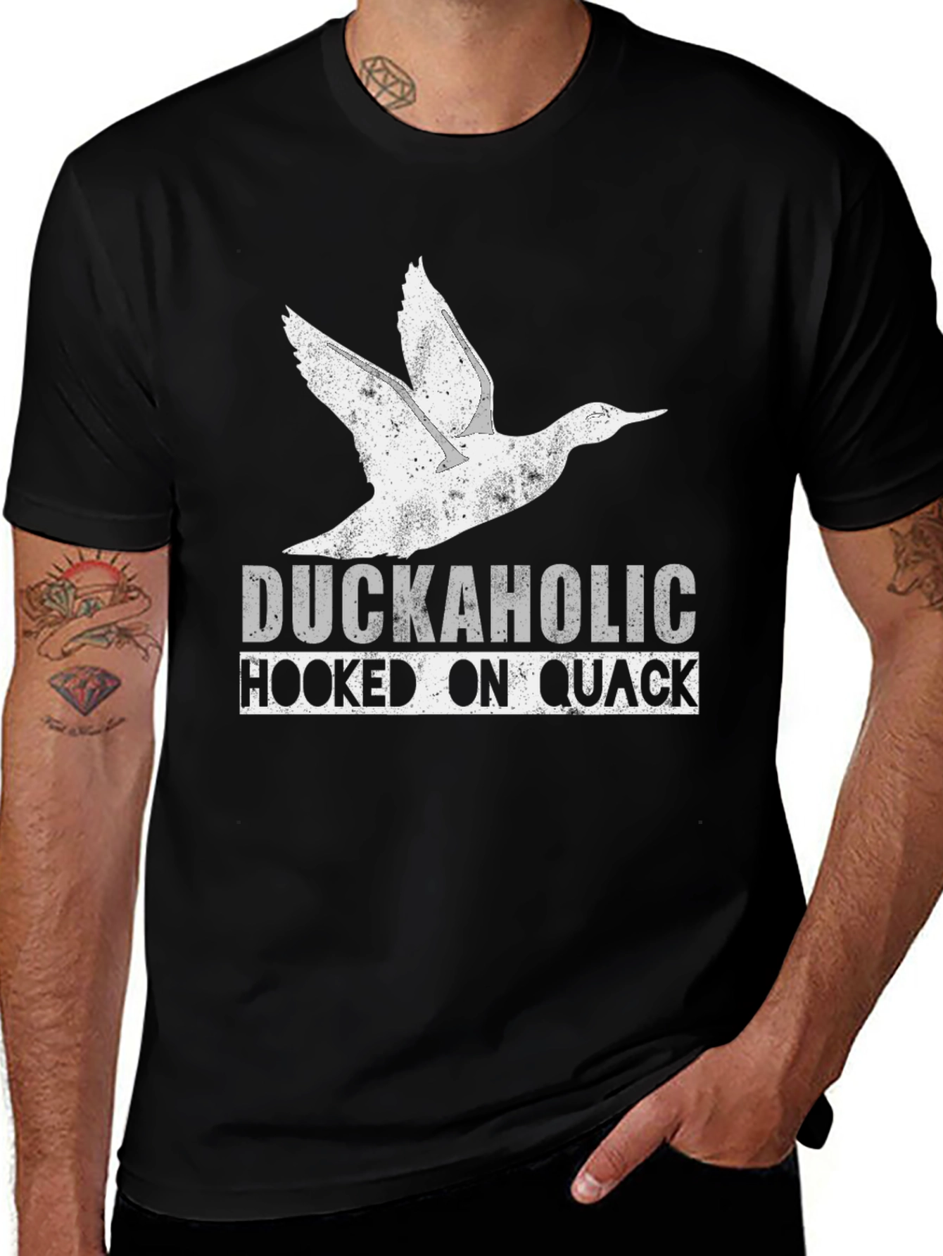 Variant 8 of Duckaholic T-Shirt - Hooked on Quack