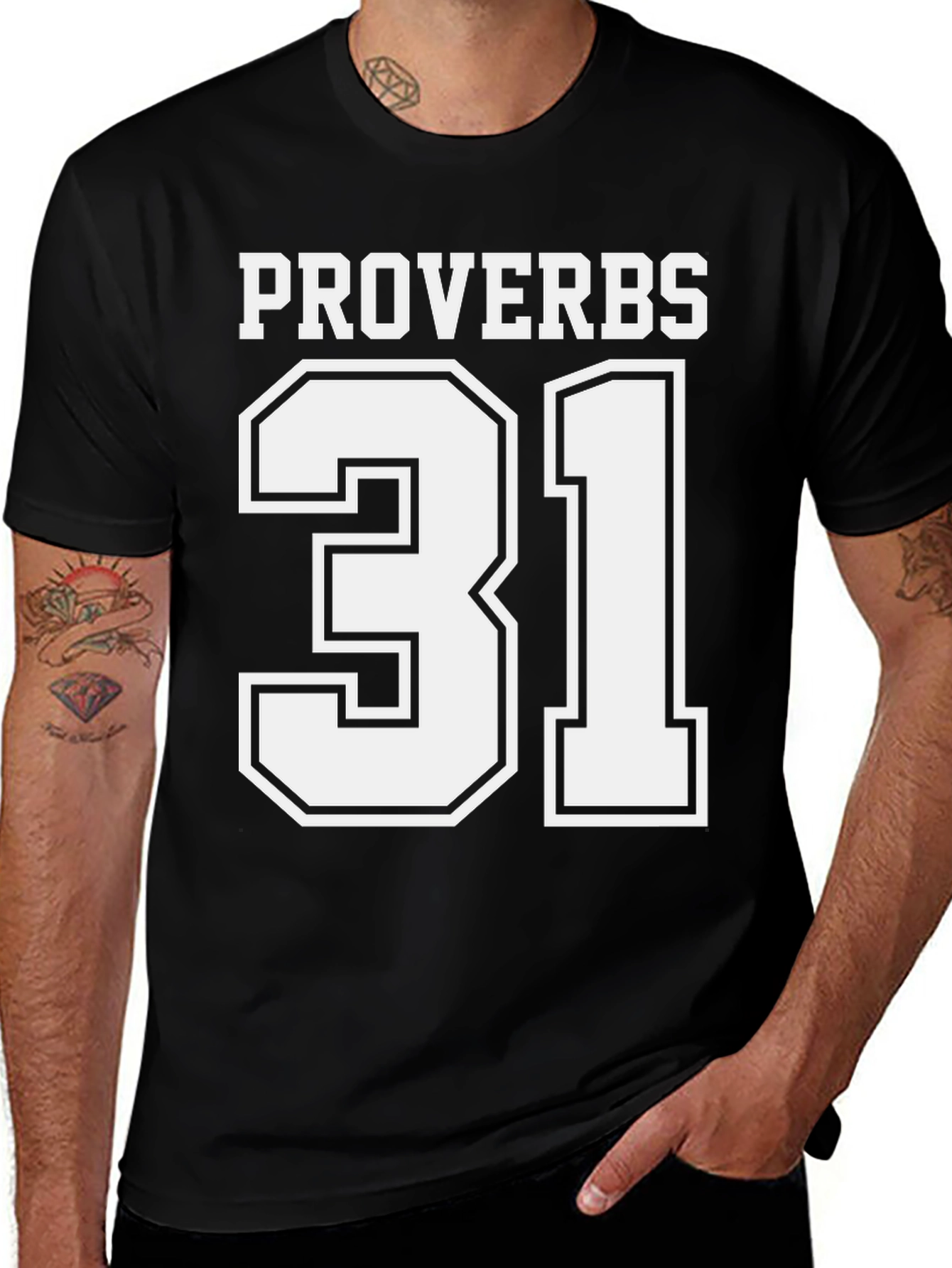 Proverbs 31 Graphic T-Shirt - Stylish Christian Apparel
