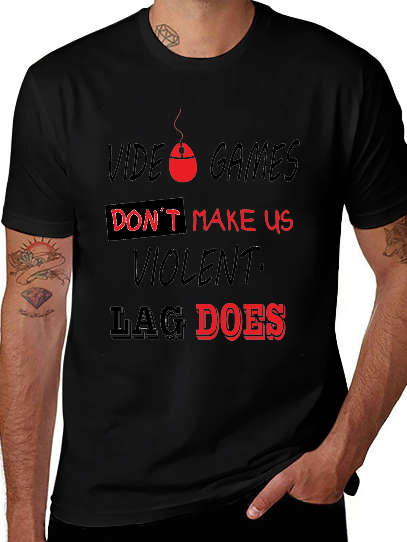 Video Games Don't Make Us Violent T-Shirt