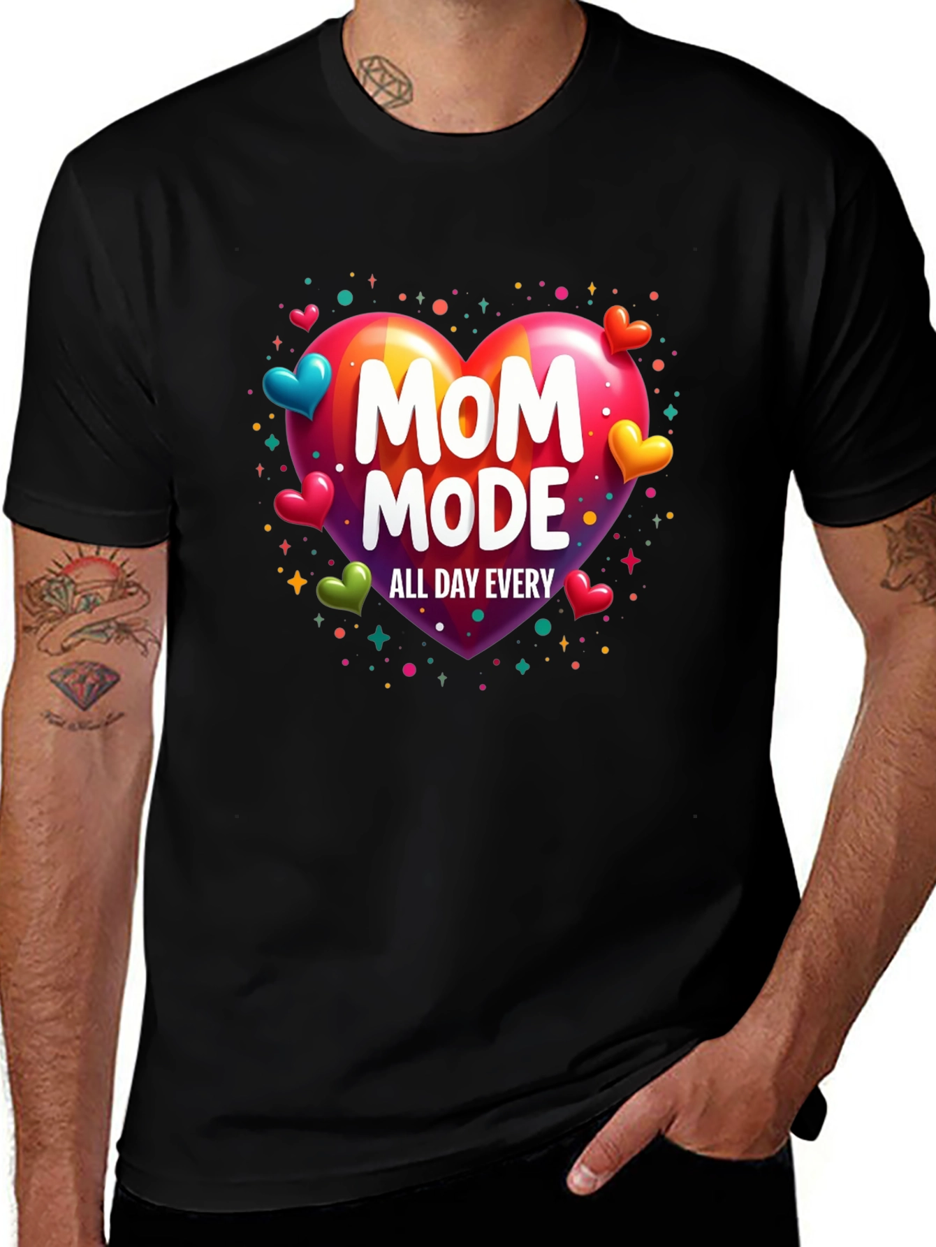 Variant 26 of Mom Mode All Day Every T-Shirt