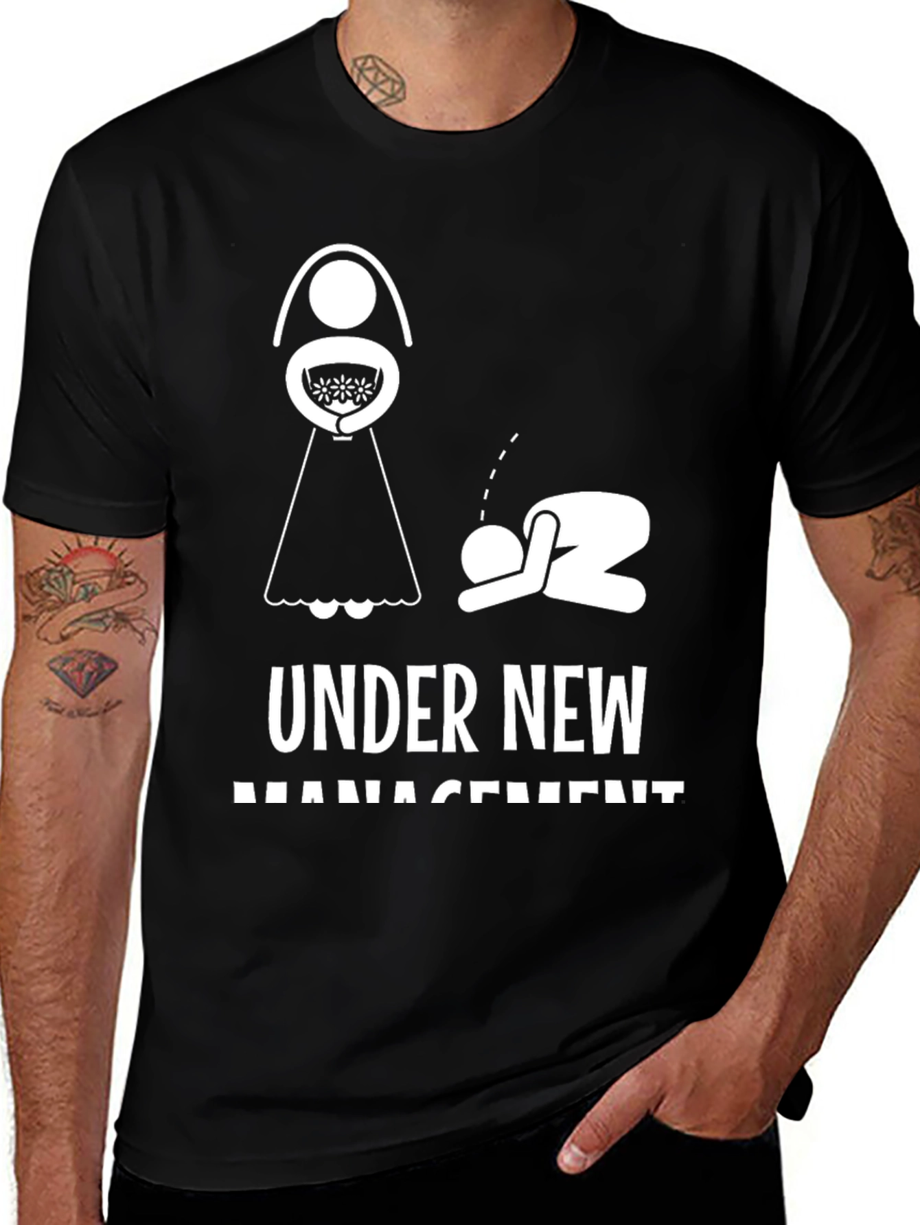 Variant 19 of Under New Management Novelty T-Shirt