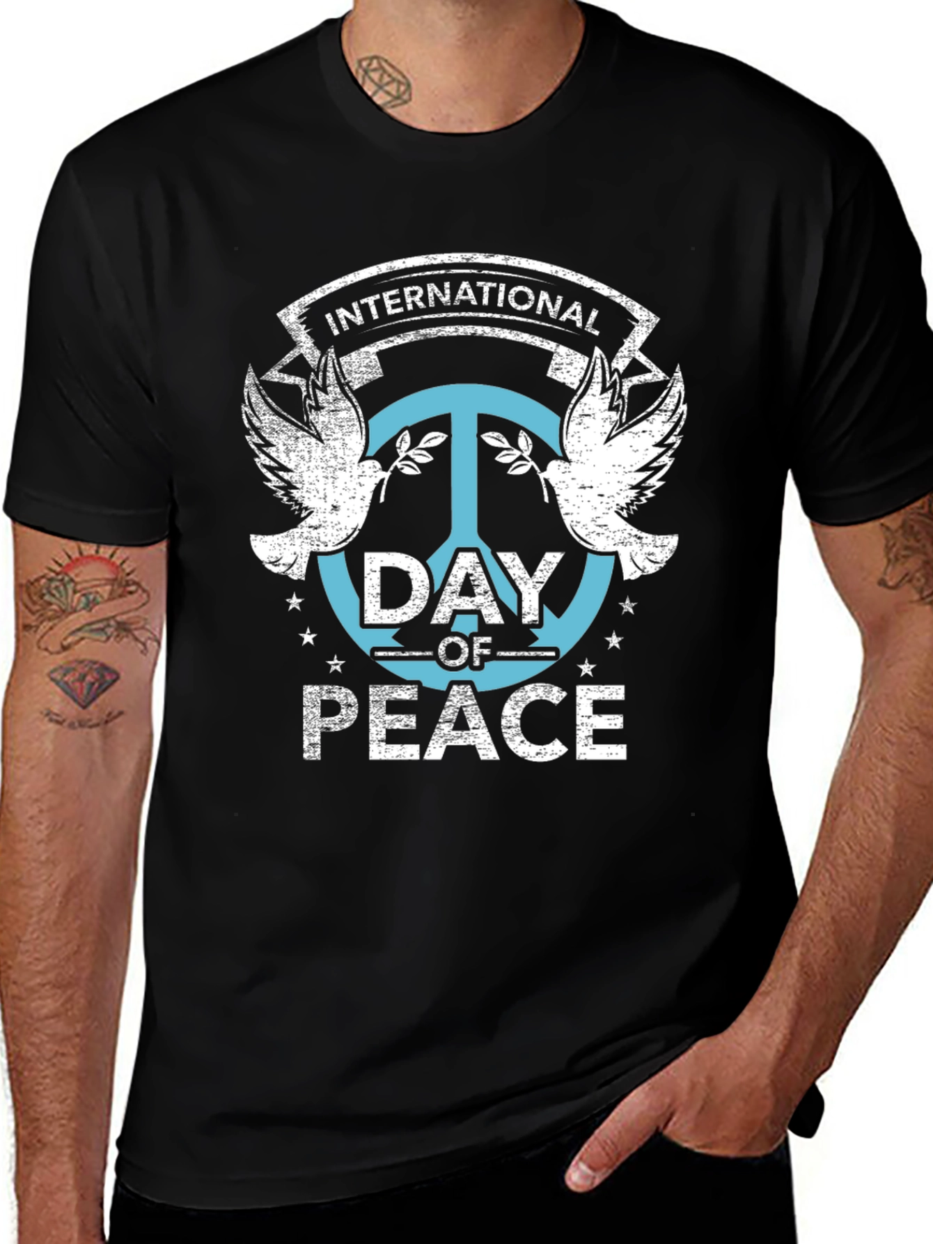 Variant 7 of International Day of Peace Graphic T-Shirt