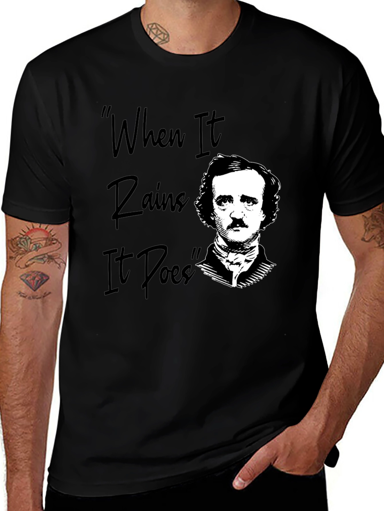 Variant 13 of Edgar Allan Poe Black T-Shirt
