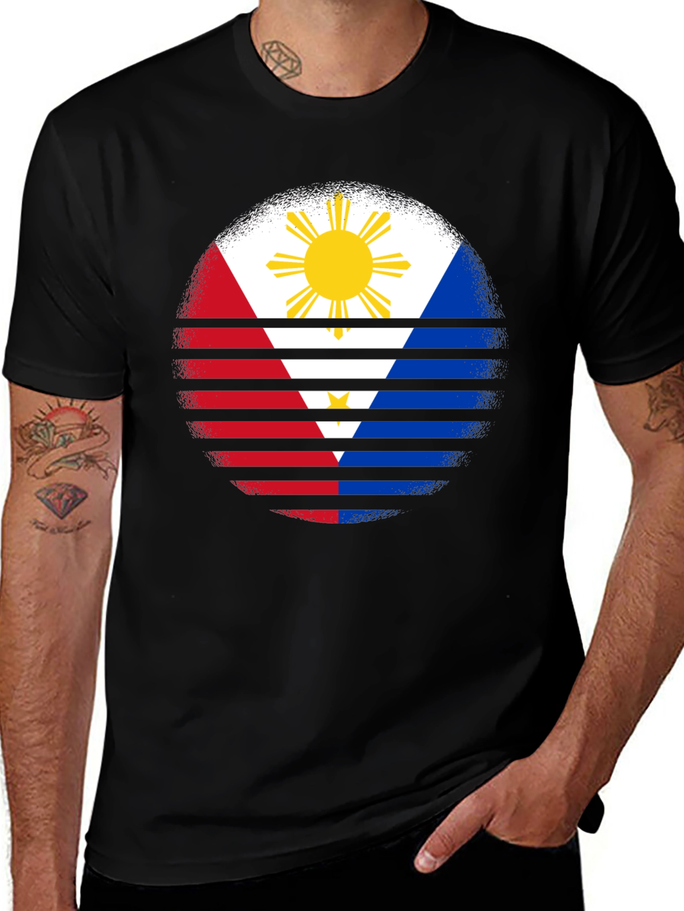 Philippines Flag Graphic T-Shirt