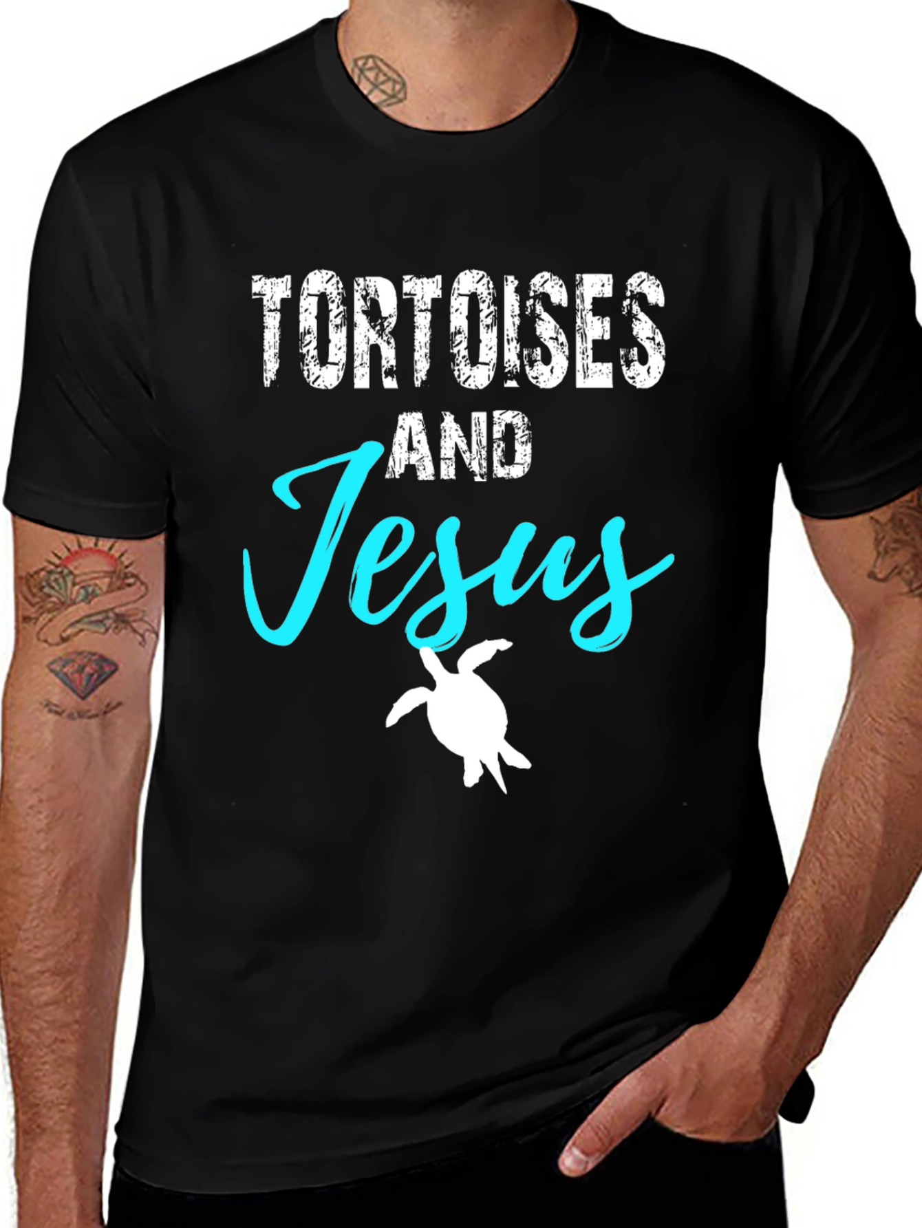 Variant 21 of Tortoises and Jesus Graphic T-Shirt