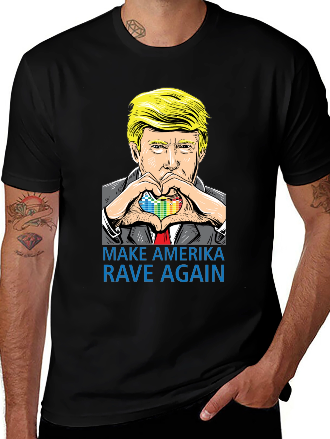 Variant 6 of Make Amerika Rave Again T-Shirt