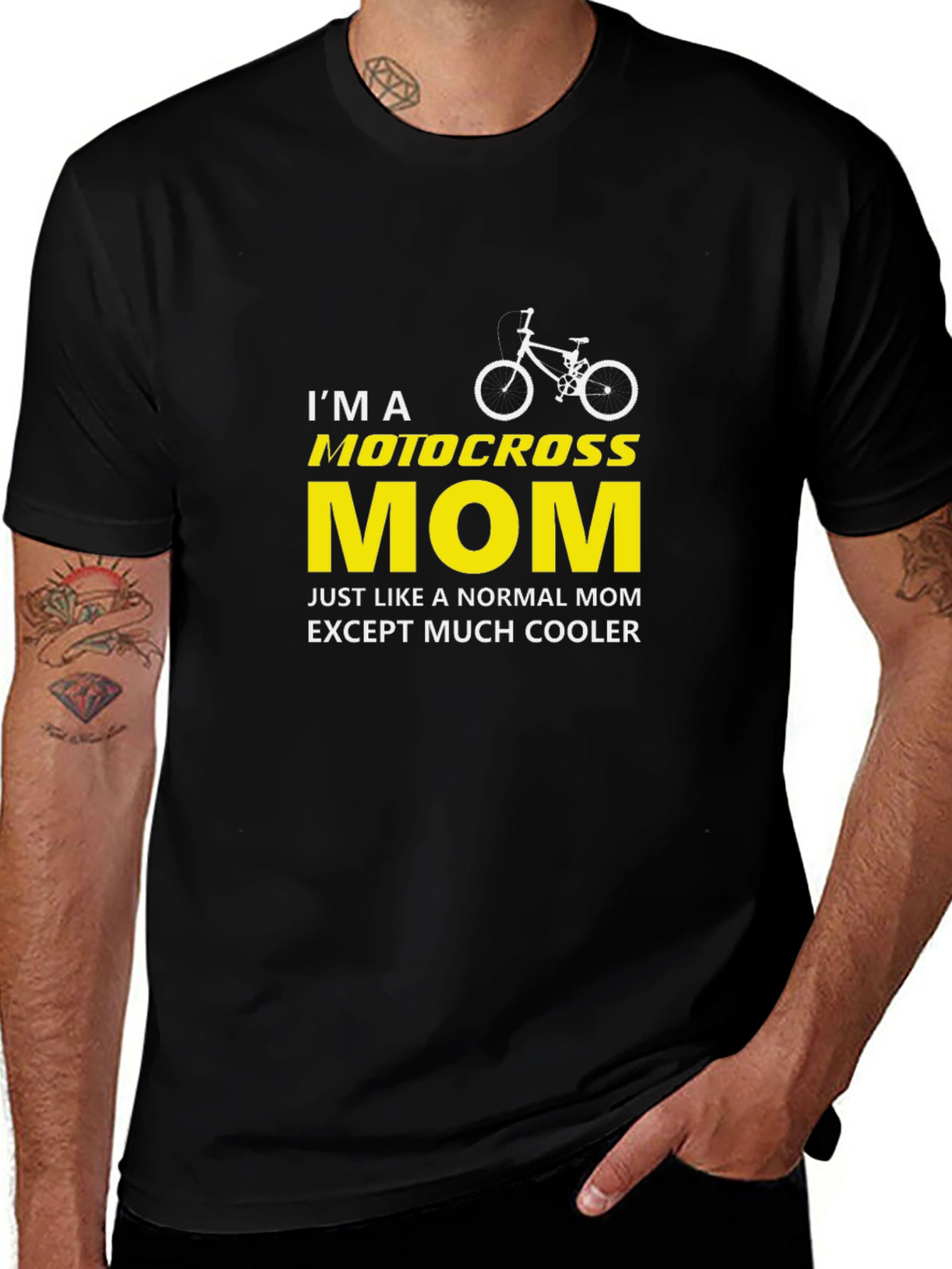 Variant 13 of Motocross Mom Graphic Tee - Cool Rider Mother's Shirt