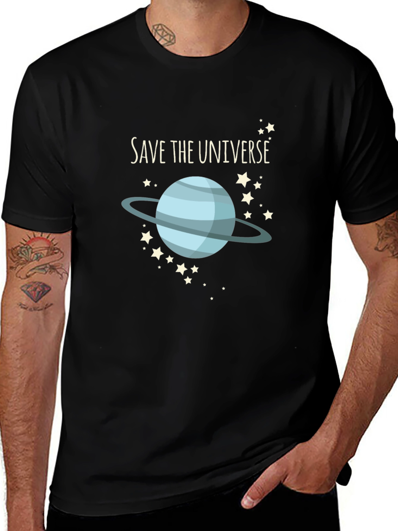 Variant 8 of Save the Universe Graphic Tee