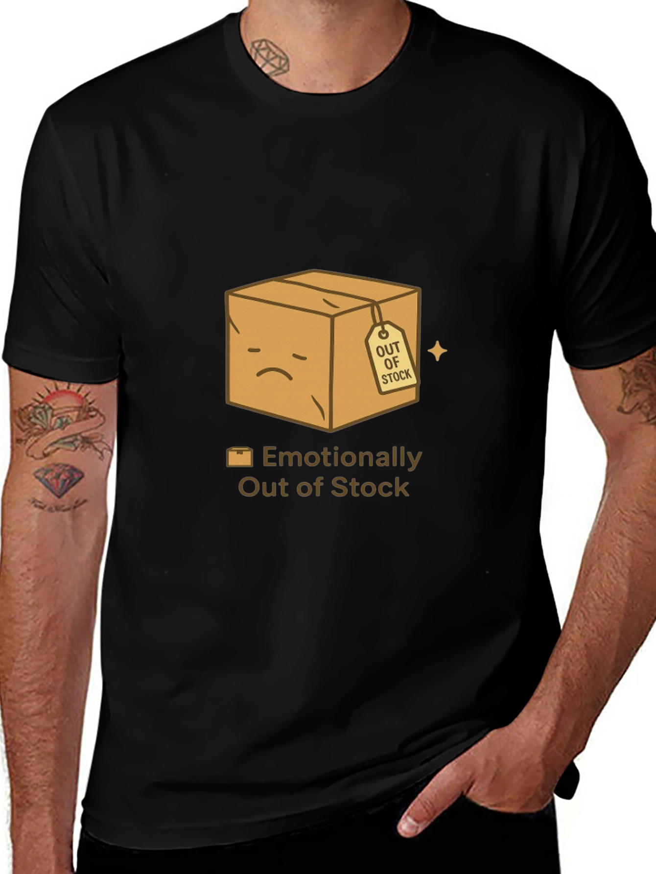 Variant 26 of Emotionally Out of Stock Graphic Tee