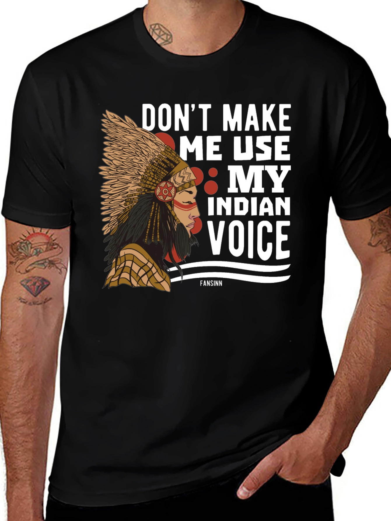 Variant 6 of Native American Voice T-Shirt - Unisex