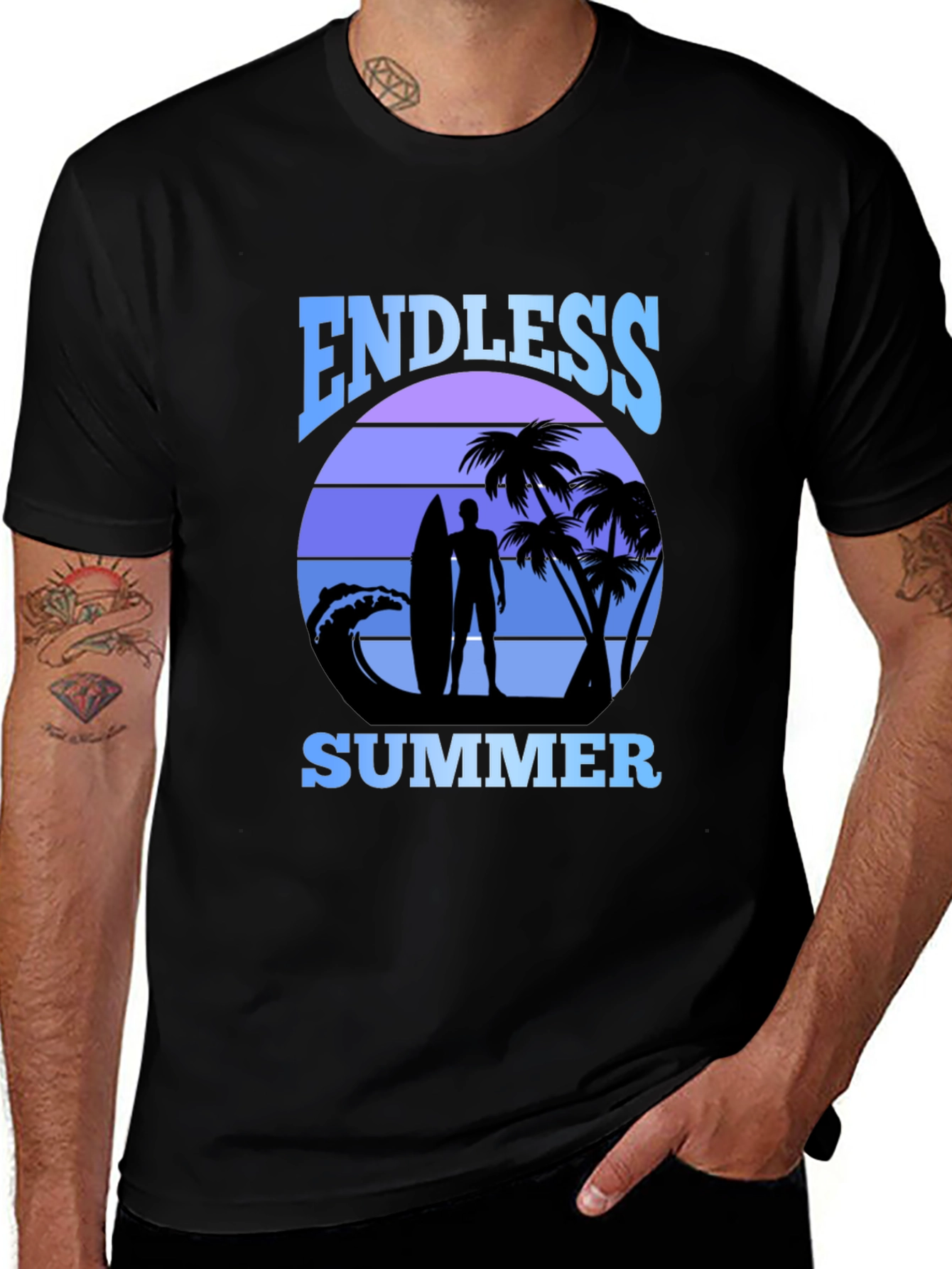 Endless Summer Graphic T-Shirt - Beach Vacation Tee