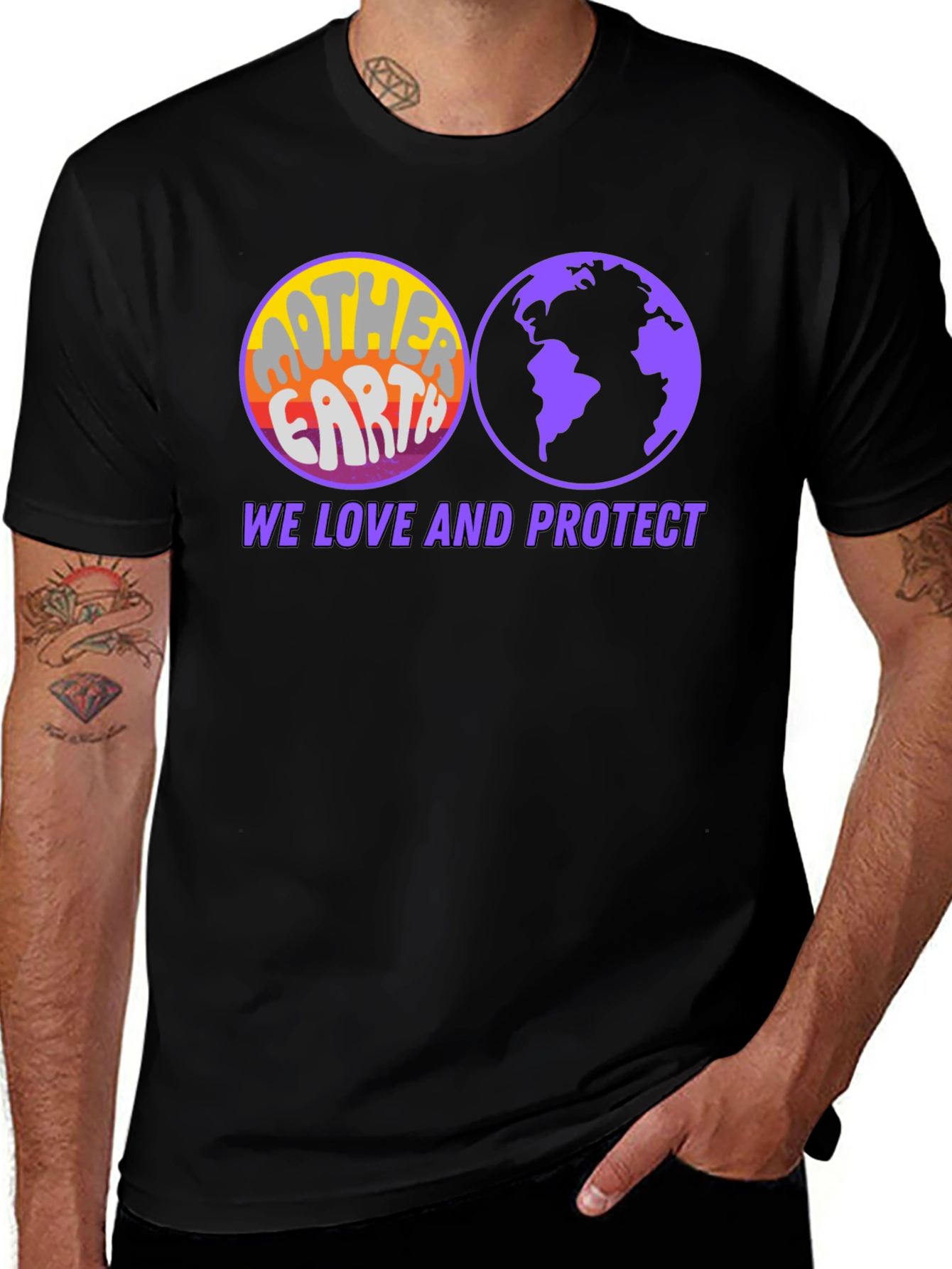 Mother Earth Tee - Love and Protect Graphic T-Shirt