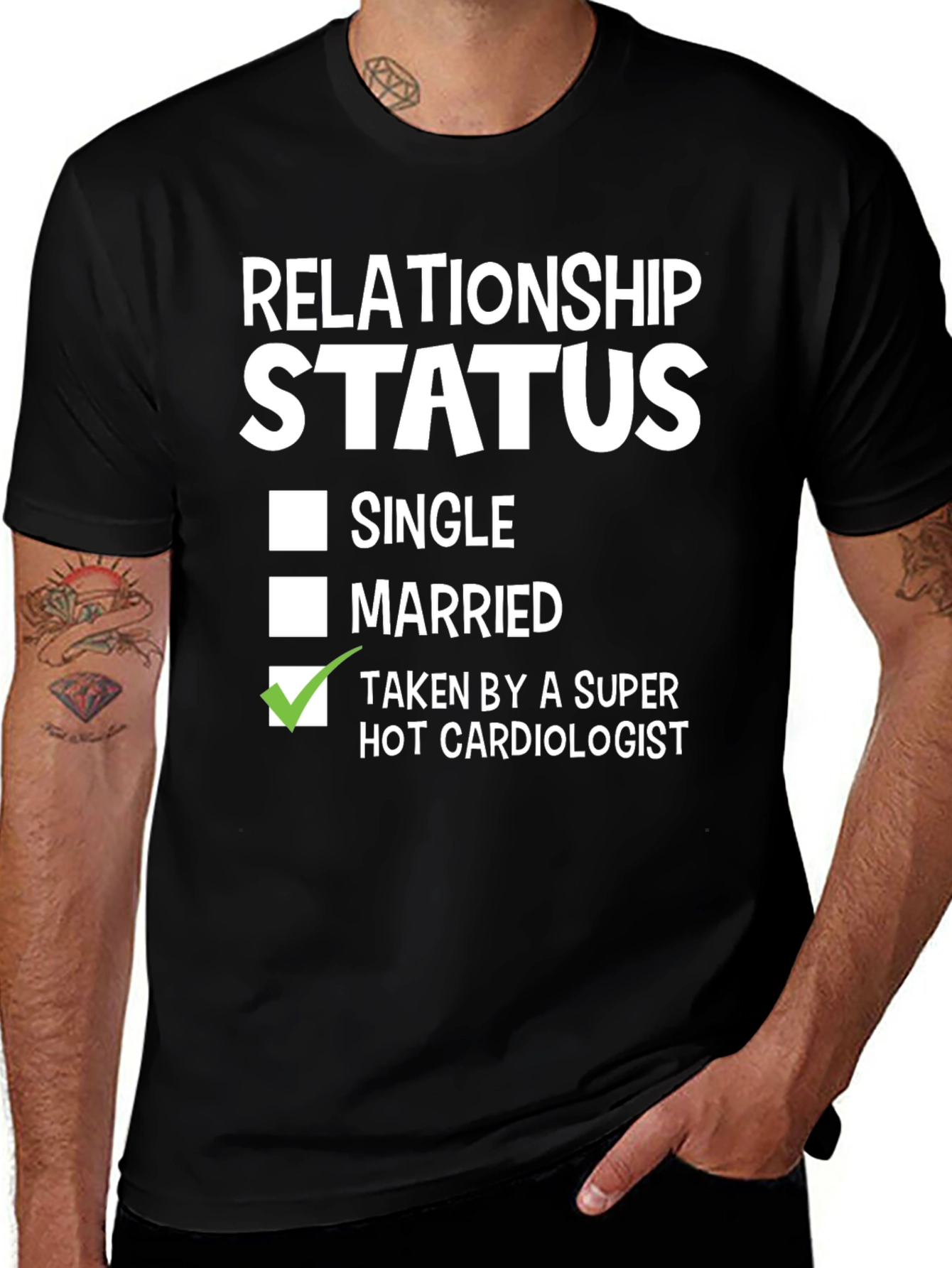 Variant 15 of Relationship Status Funny Graphic T-Shirt