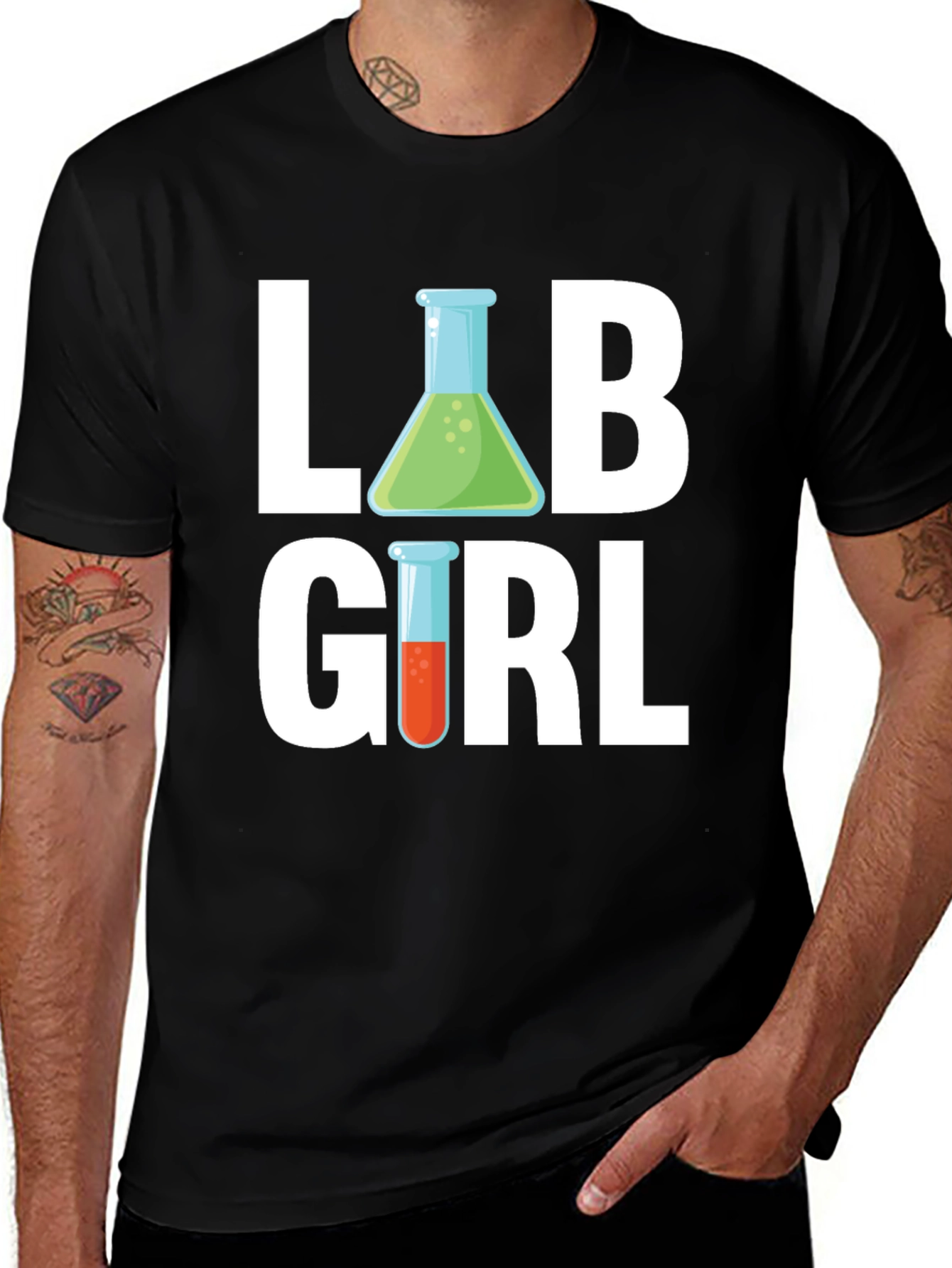 Lab Girl Science T-Shirt - Chemistry Tee