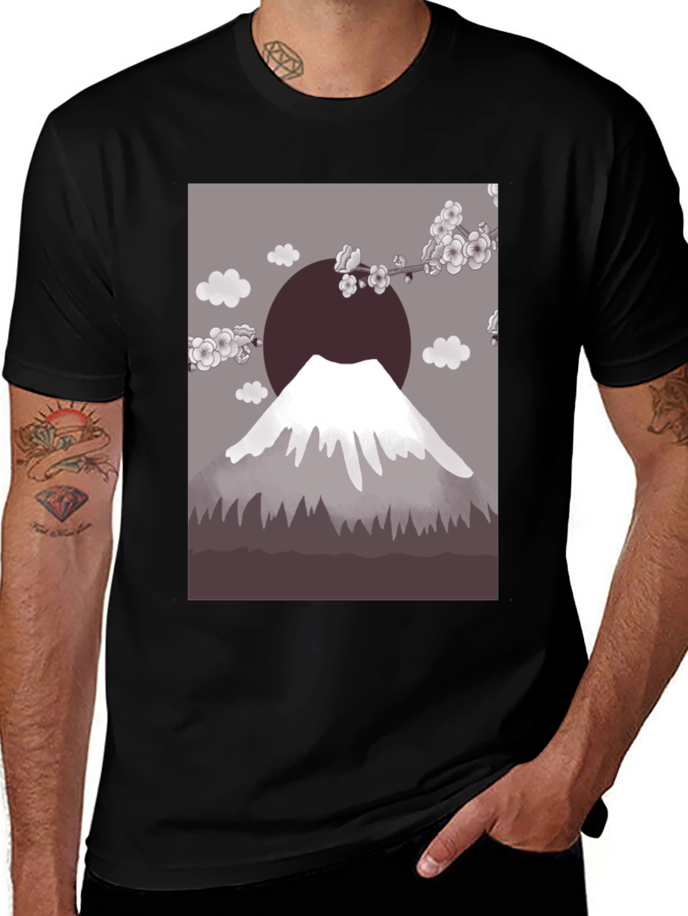 Variant 11 of Mount Fuji Graphic Tee - Stylish & Comfortable