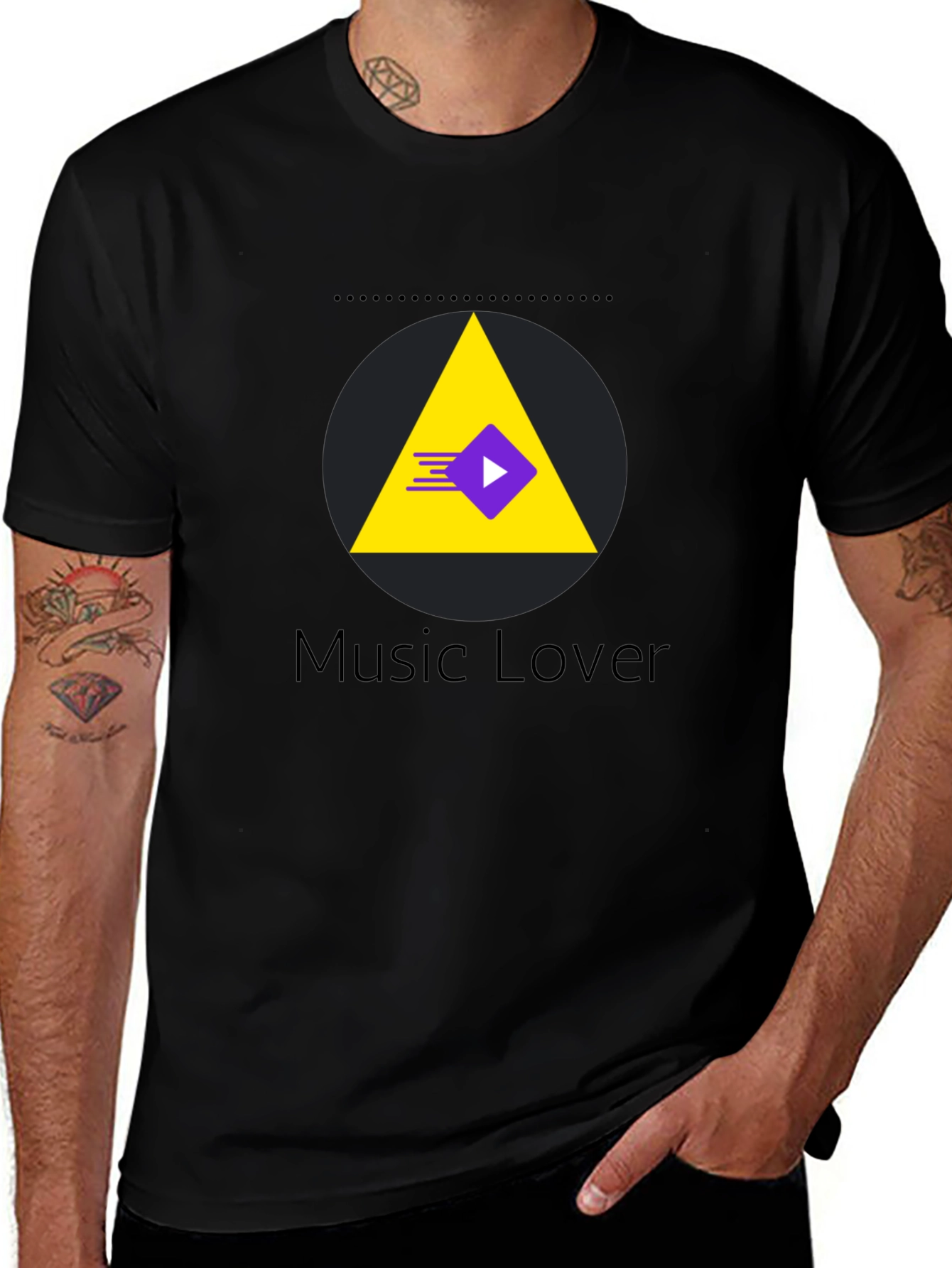 Variant 14 of Music Lover Graphic Tee