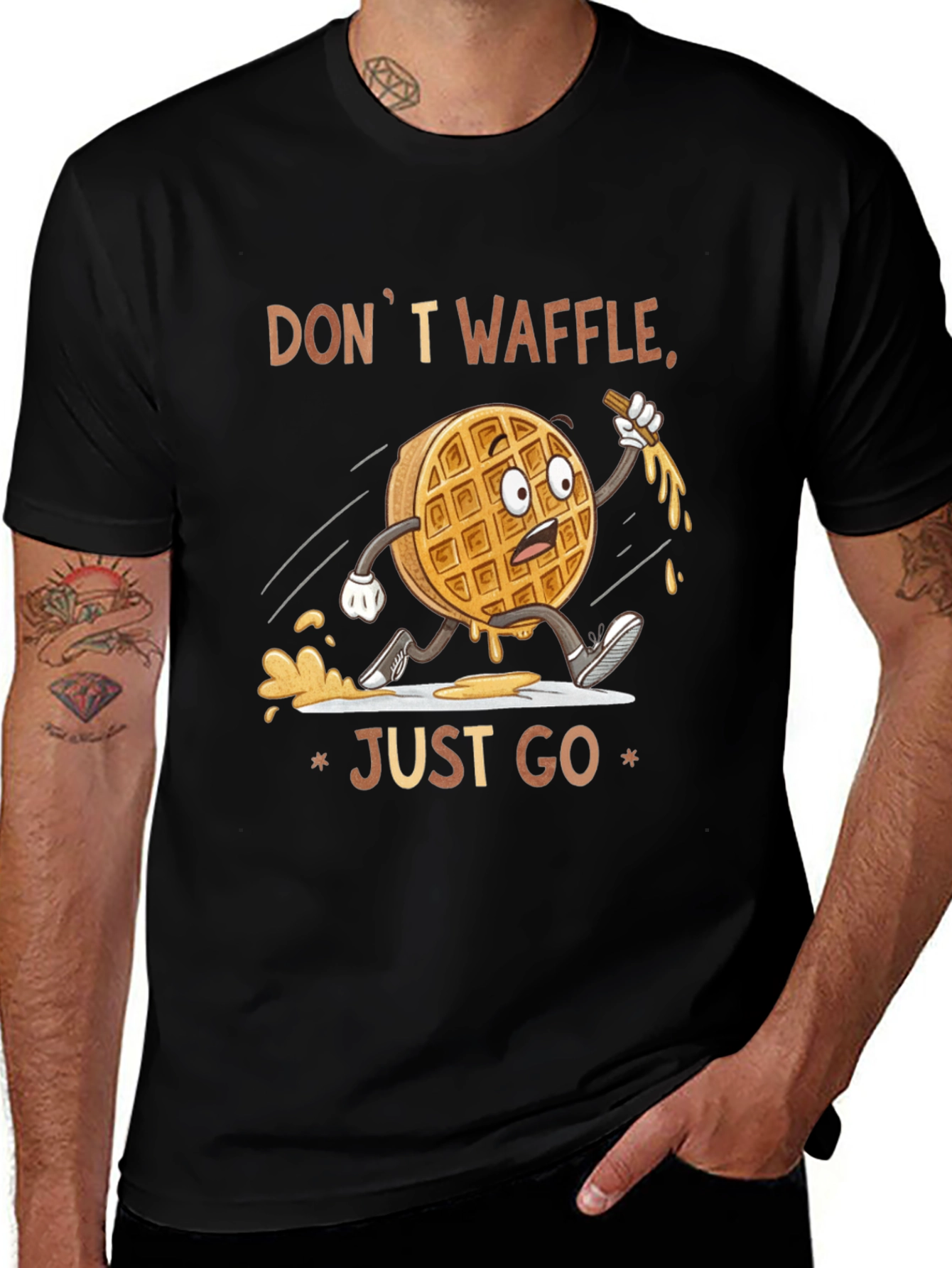 Variant 25 of Don't Waffle, Just Go T-Shirt