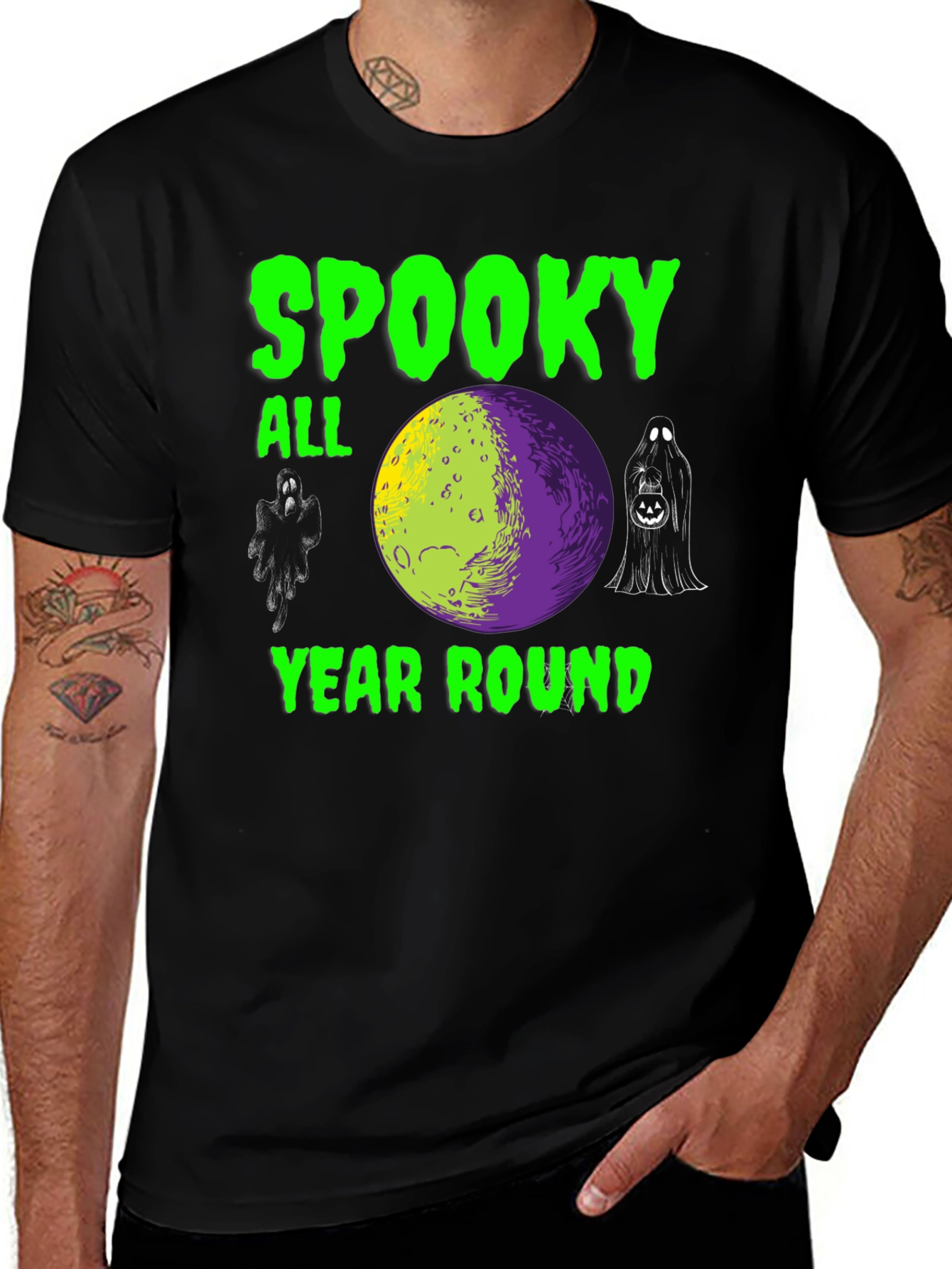 Spooky All Year Round Graphic Tee
