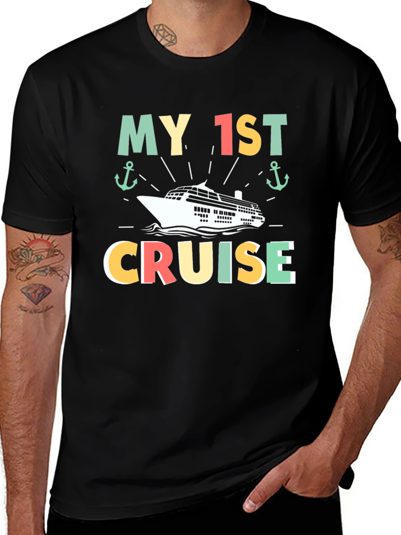 Variant 19 of My First Cruise T-Shirt - Nautical Vacation Apparel