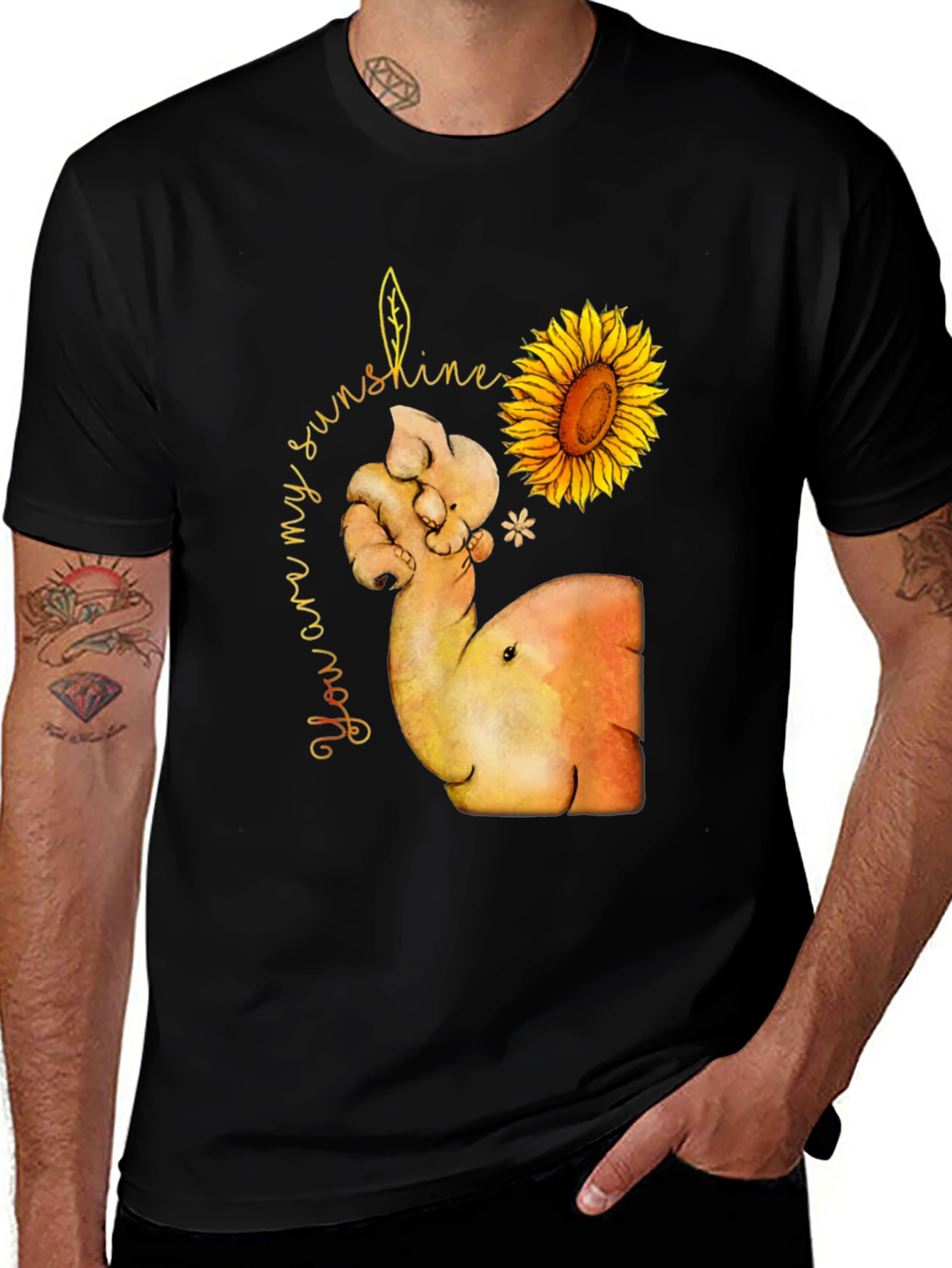 Variant 26 of Sunshine Elephant T-Shirt | Adorable and Unique