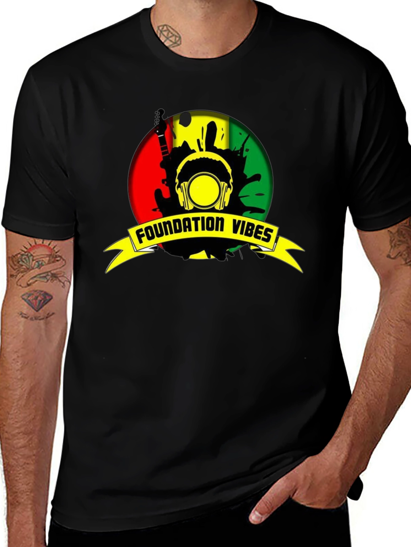 Variant 30 of Foundation Vibes Reggae T-Shirt
